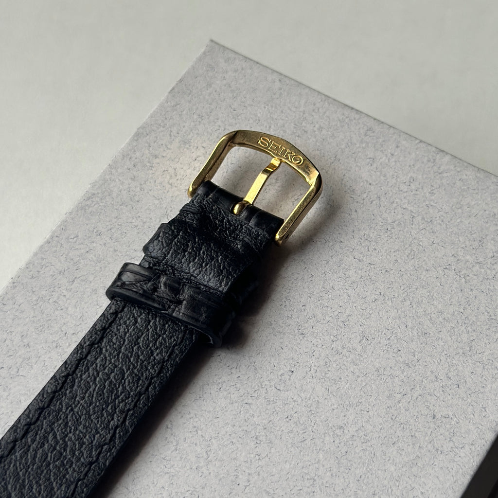1982 Seiko Tank Gold Mosaic Bezel (Swiss ACM)