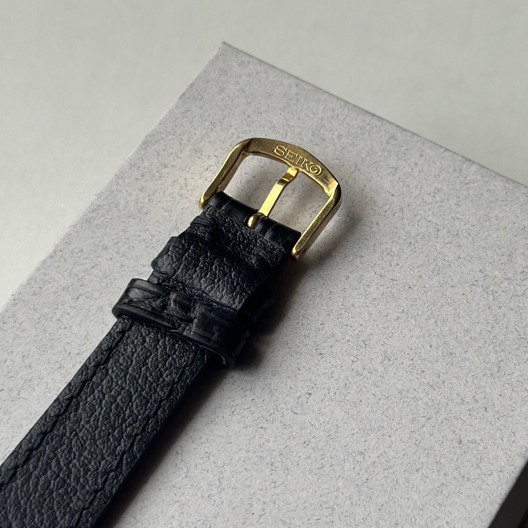 1982 Seiko Tank Gold Mosaic Bezel (Swiss ACM)