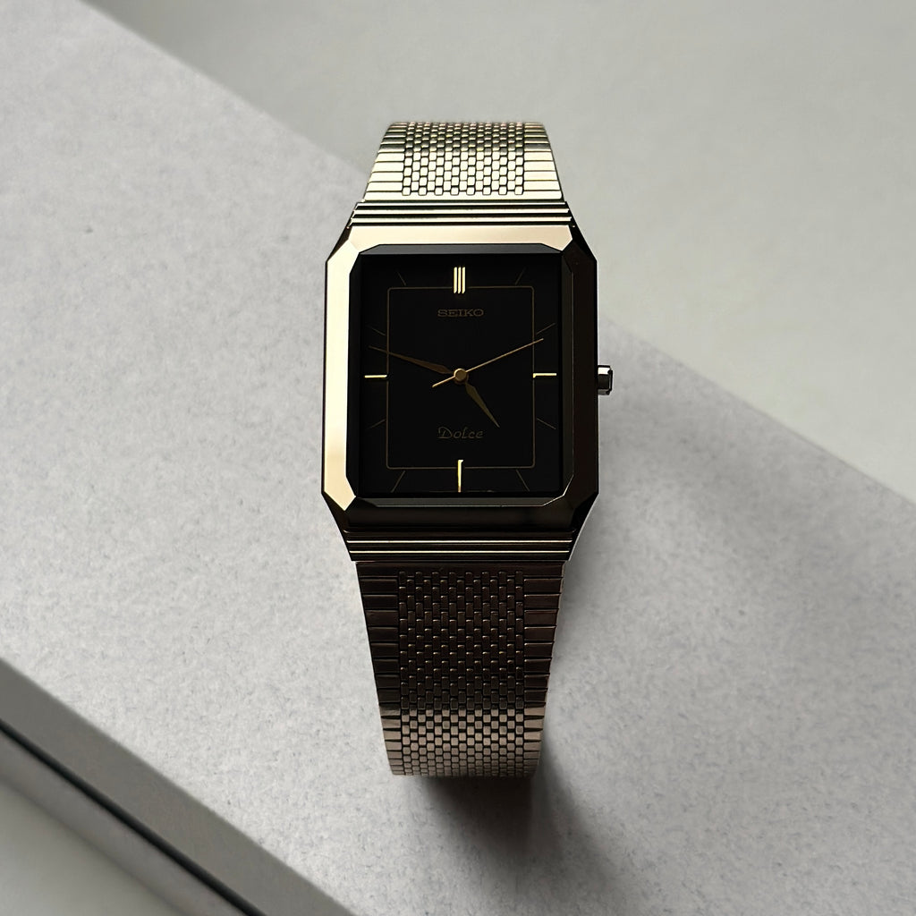 1987 Seiko Dolce Tungsten Carbide 7741-5080
