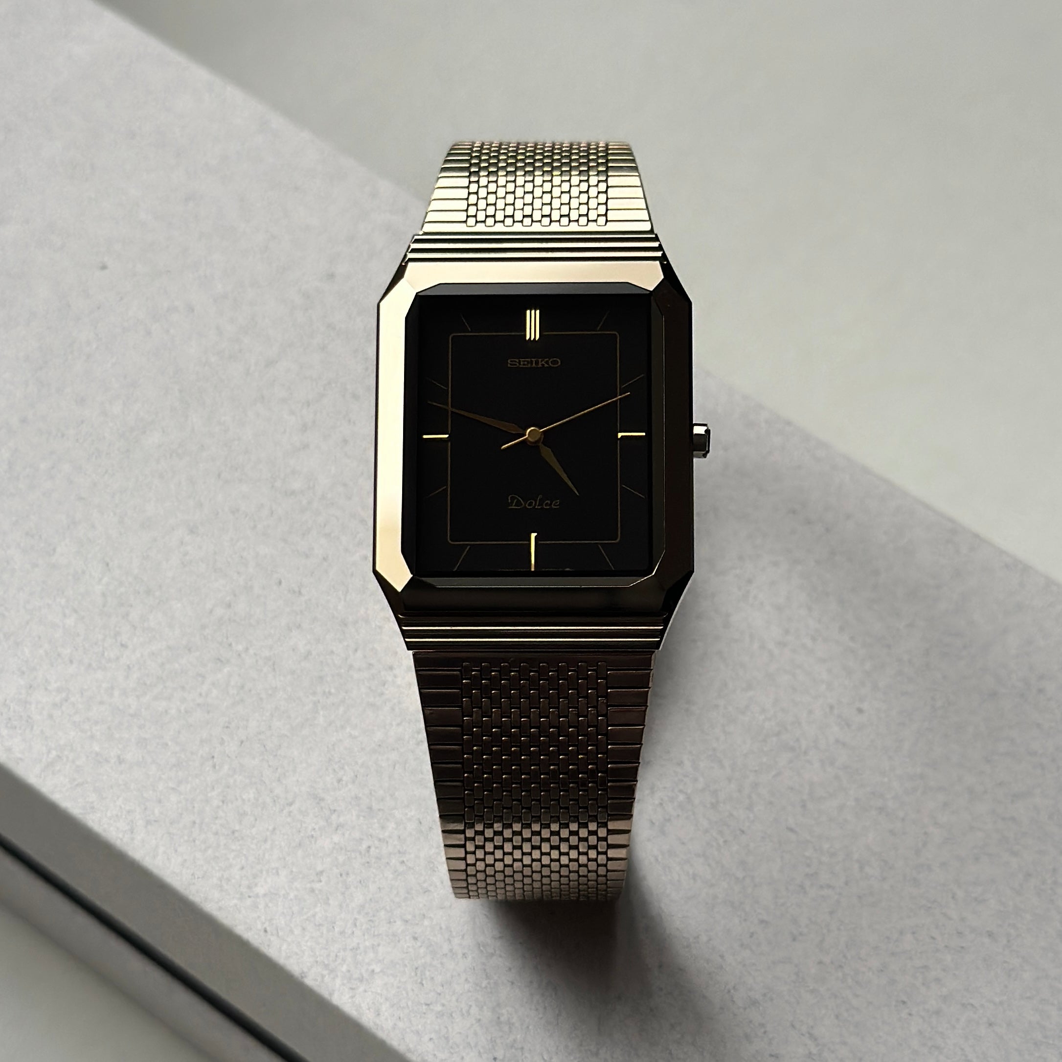 1987 Seiko Dolce Tungsten Carbide 7741-5080