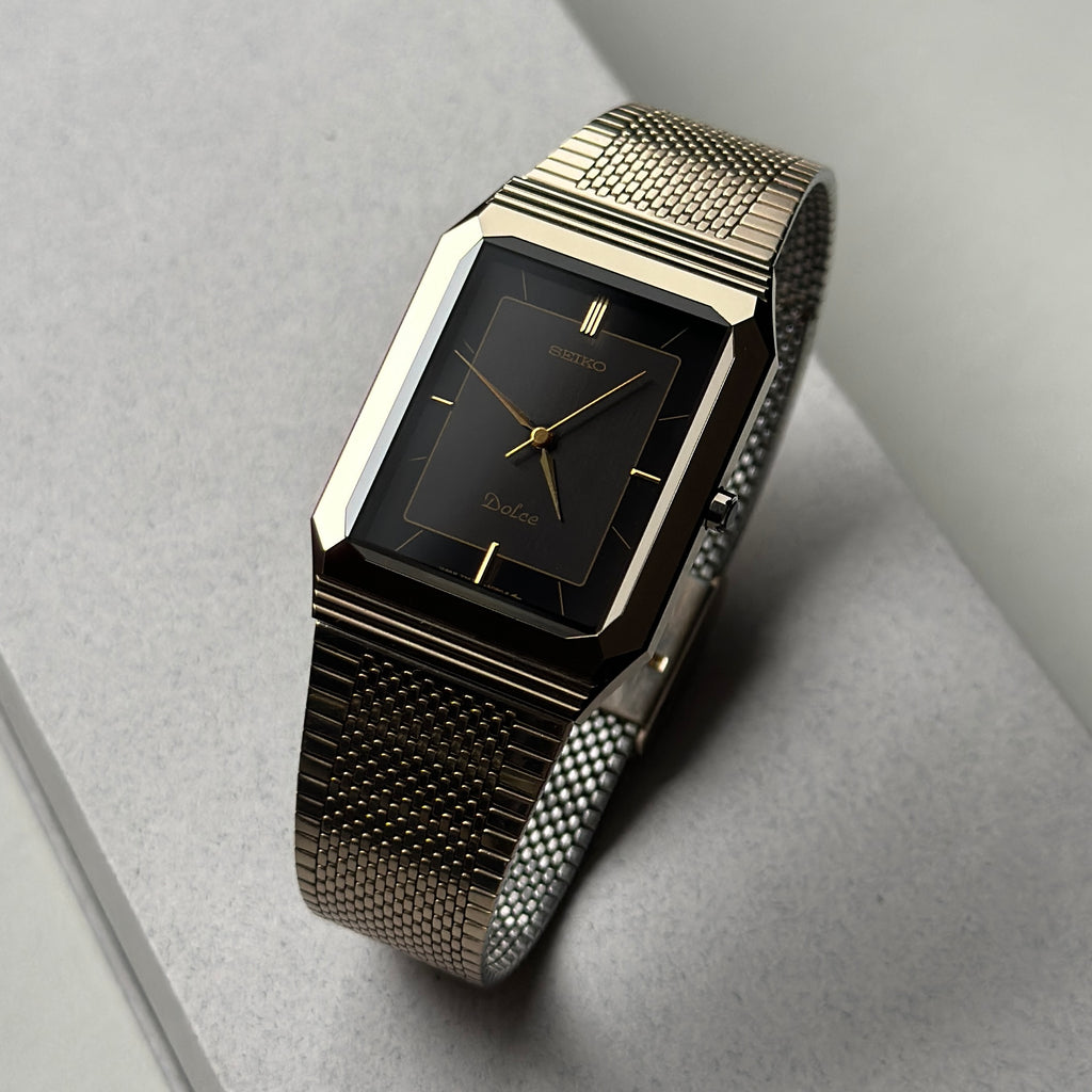 1987 Seiko Dolce Tungsten Carbide 7741-5080
