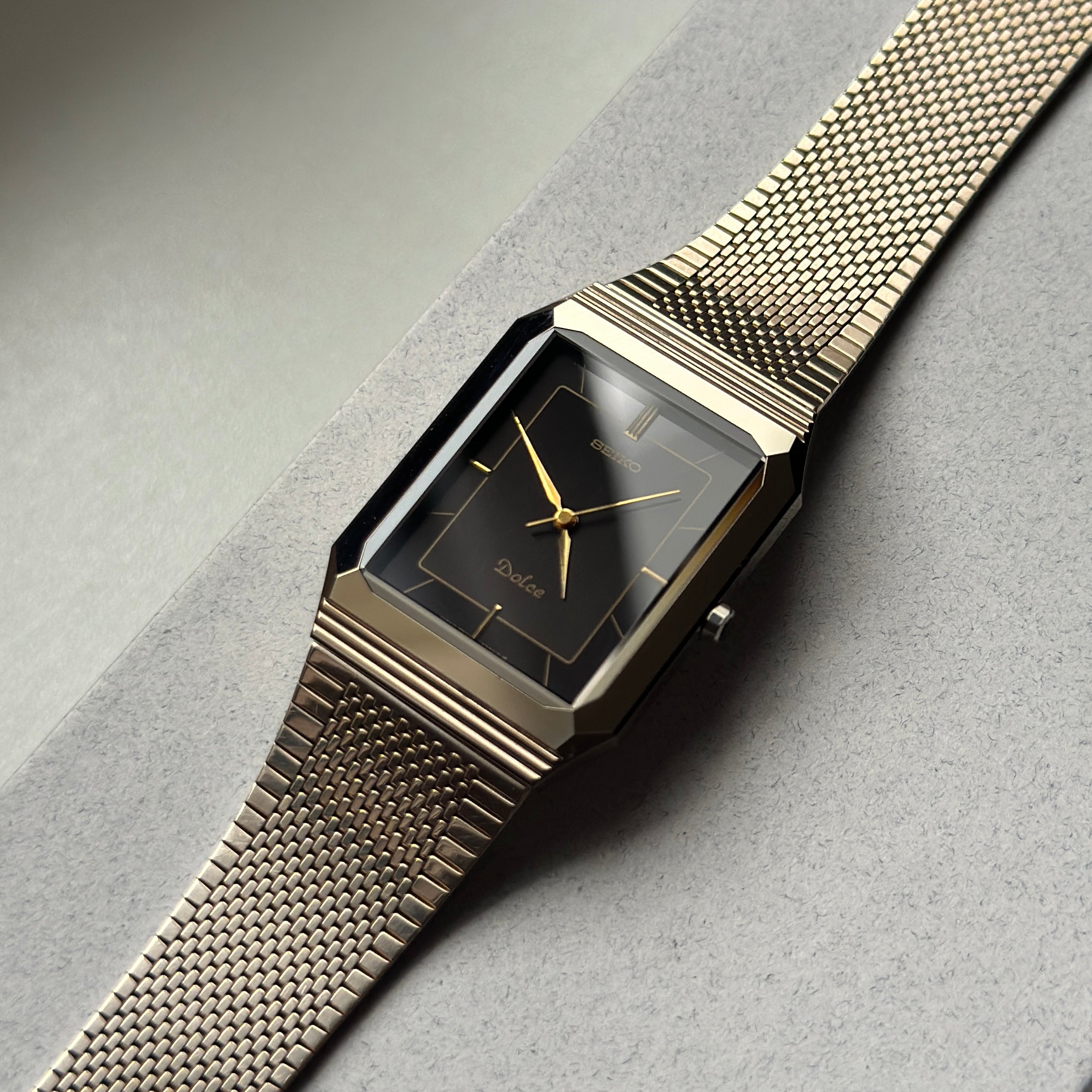 1987 Seiko Dolce Tungsten Carbide 7741-5080