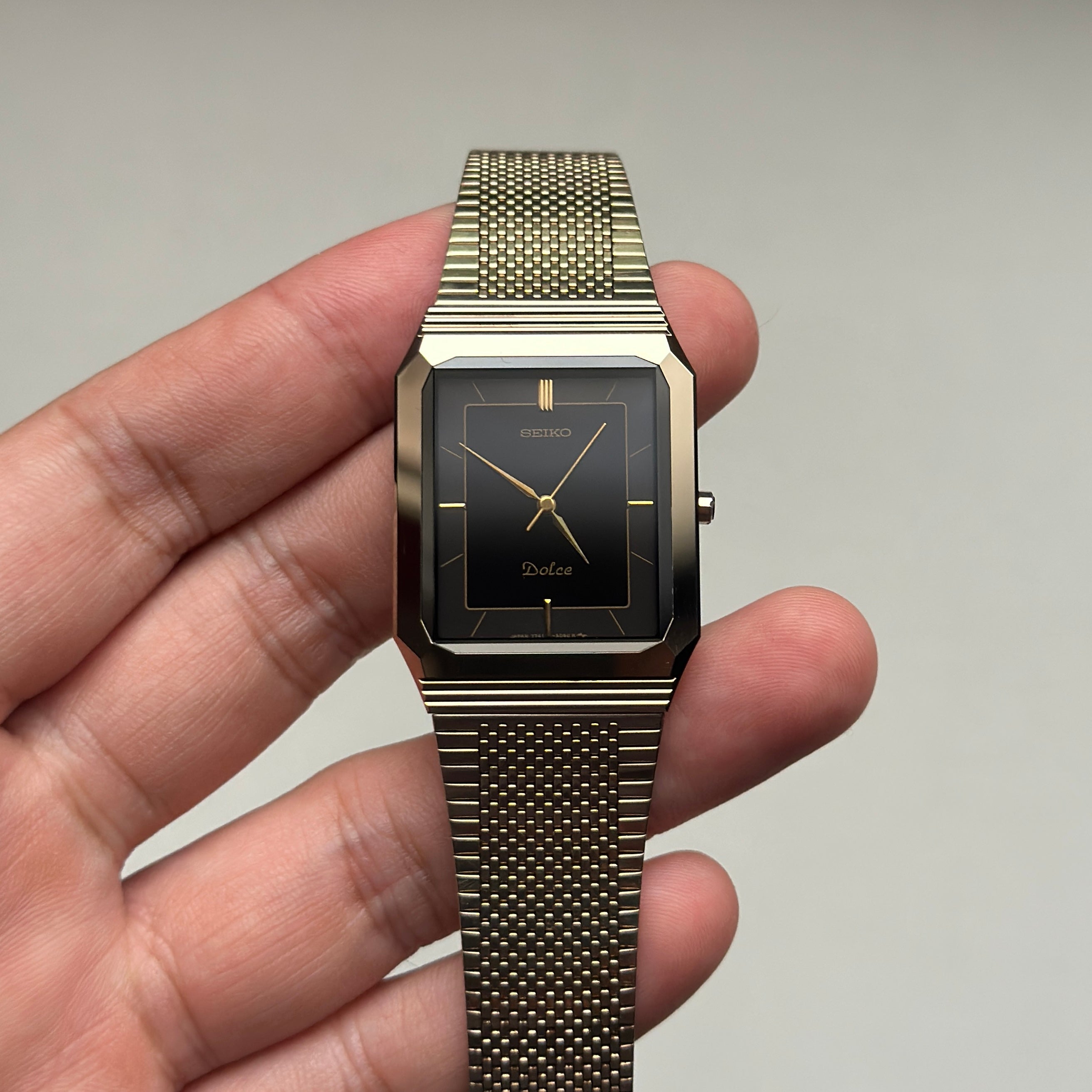 1987 Seiko Dolce Tungsten Carbide 7741-5080