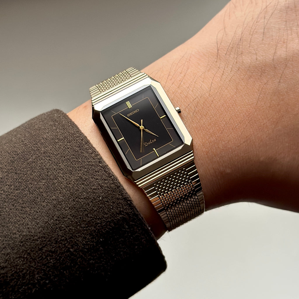 1987 Seiko Dolce Tungsten Carbide 7741-5080