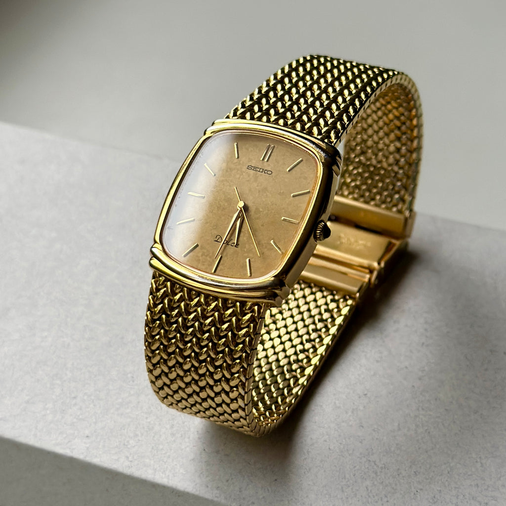 1990 Seiko Dolce 7741-5110 Gold