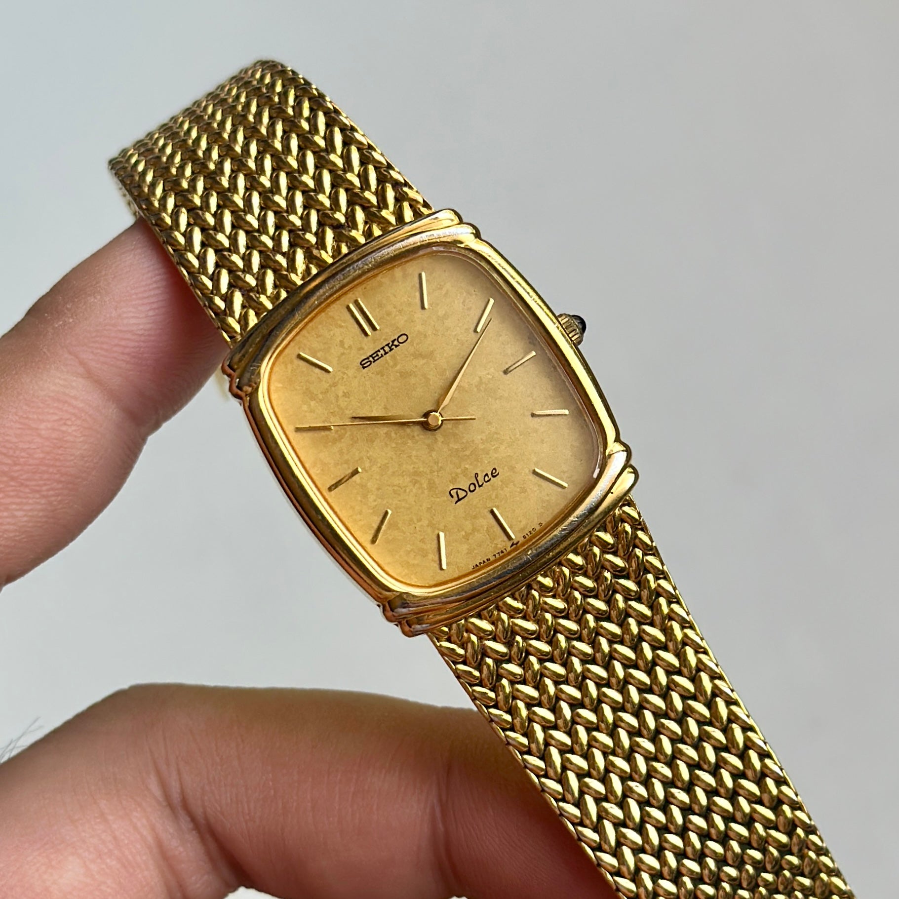 1990 Seiko Dolce 7741-5110 Gold