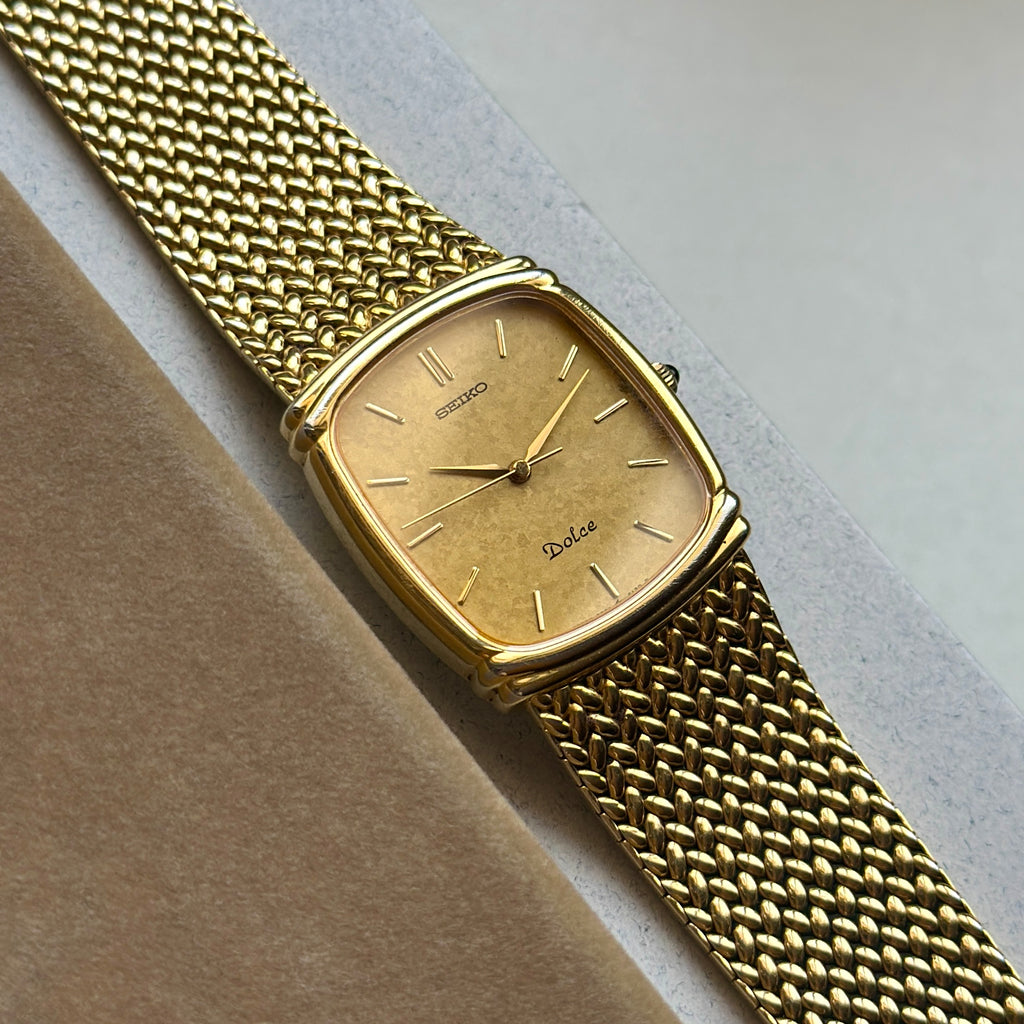 1990 Seiko Dolce 7741-5110 Gold