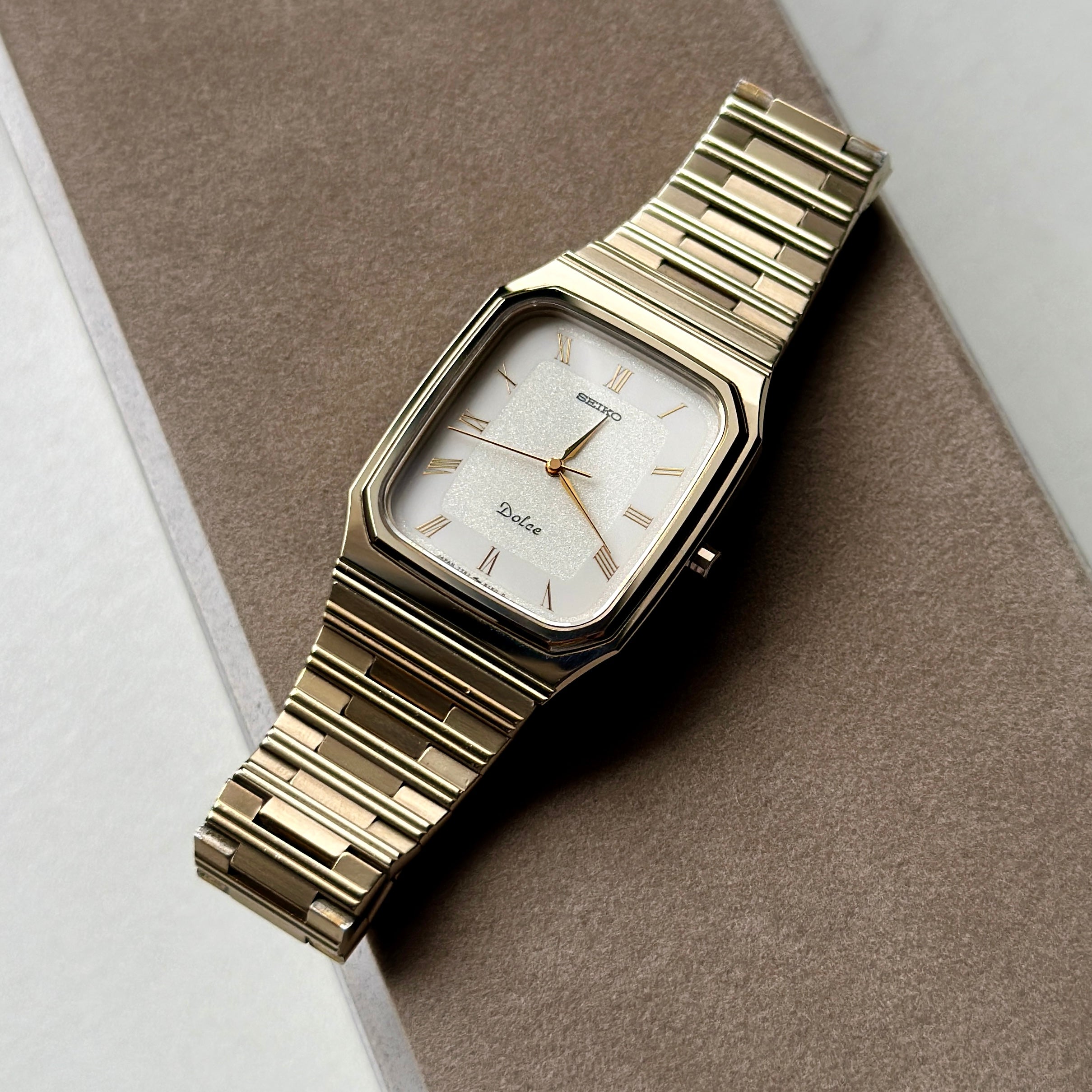 1987 Seiko Dolce "SilverWave" Tungsten Carbide 7741-5130