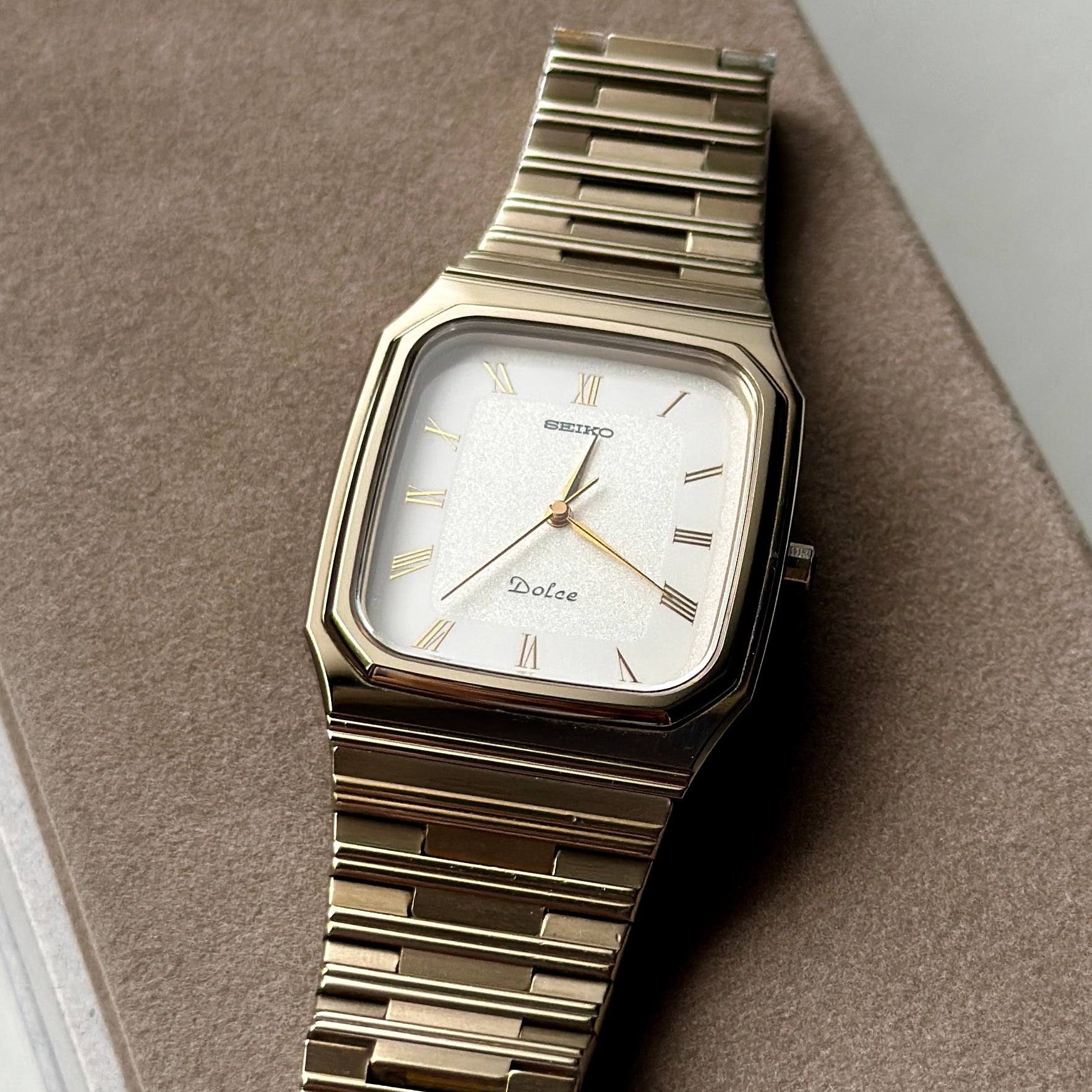 1987 Seiko Dolce "SilverWave" Tungsten Carbide 7741-5130