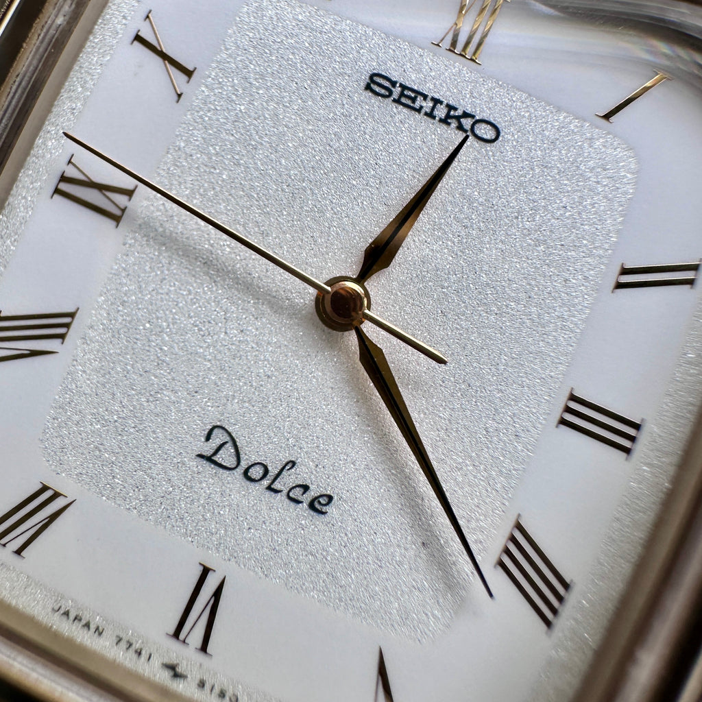 1987 Seiko Dolce "SilverWave" Tungsten Carbide 7741-5130