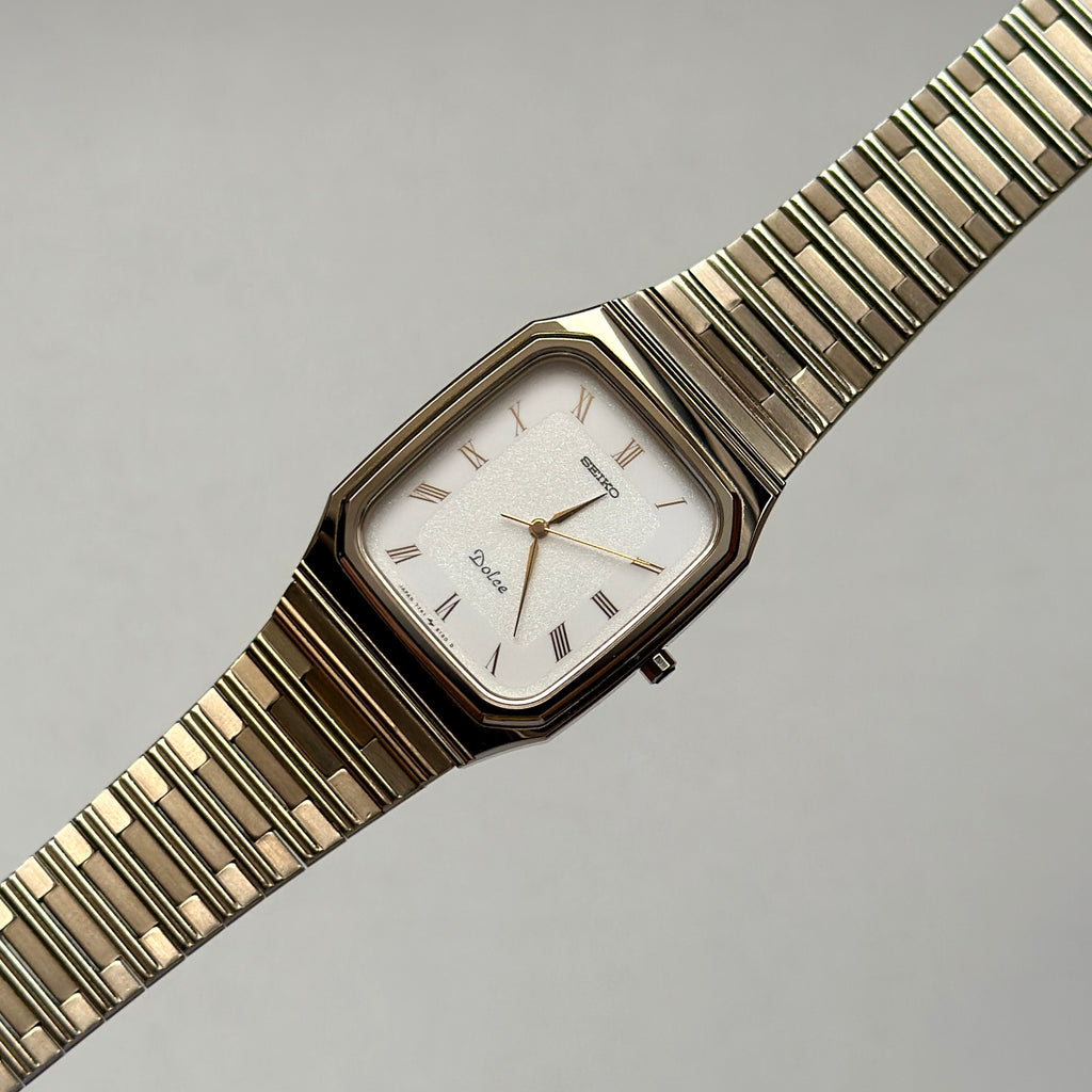 1987 Seiko Dolce "SilverWave" Tungsten Carbide 7741-5130