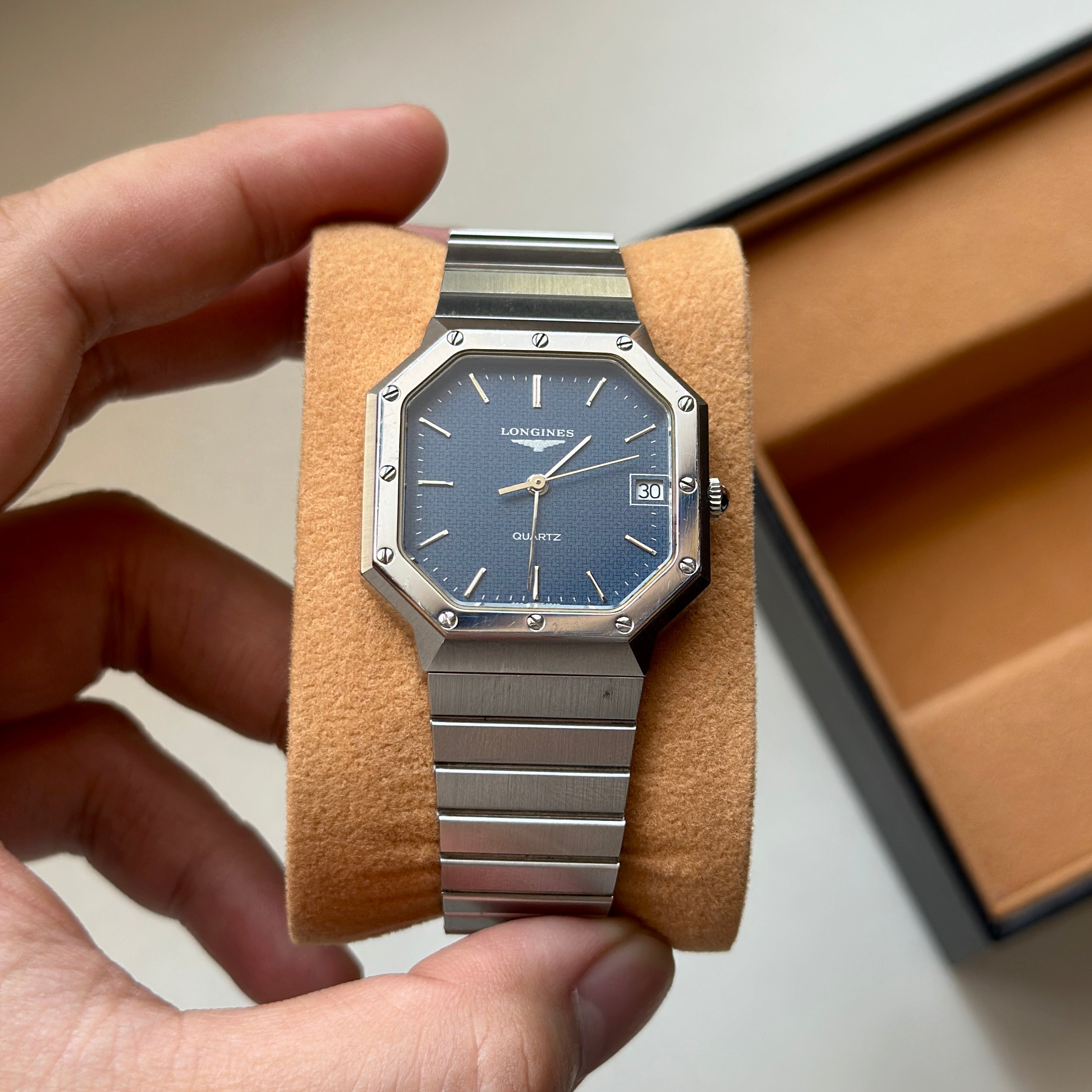 1981 Longines Blue Tappisserie Ref. 4842