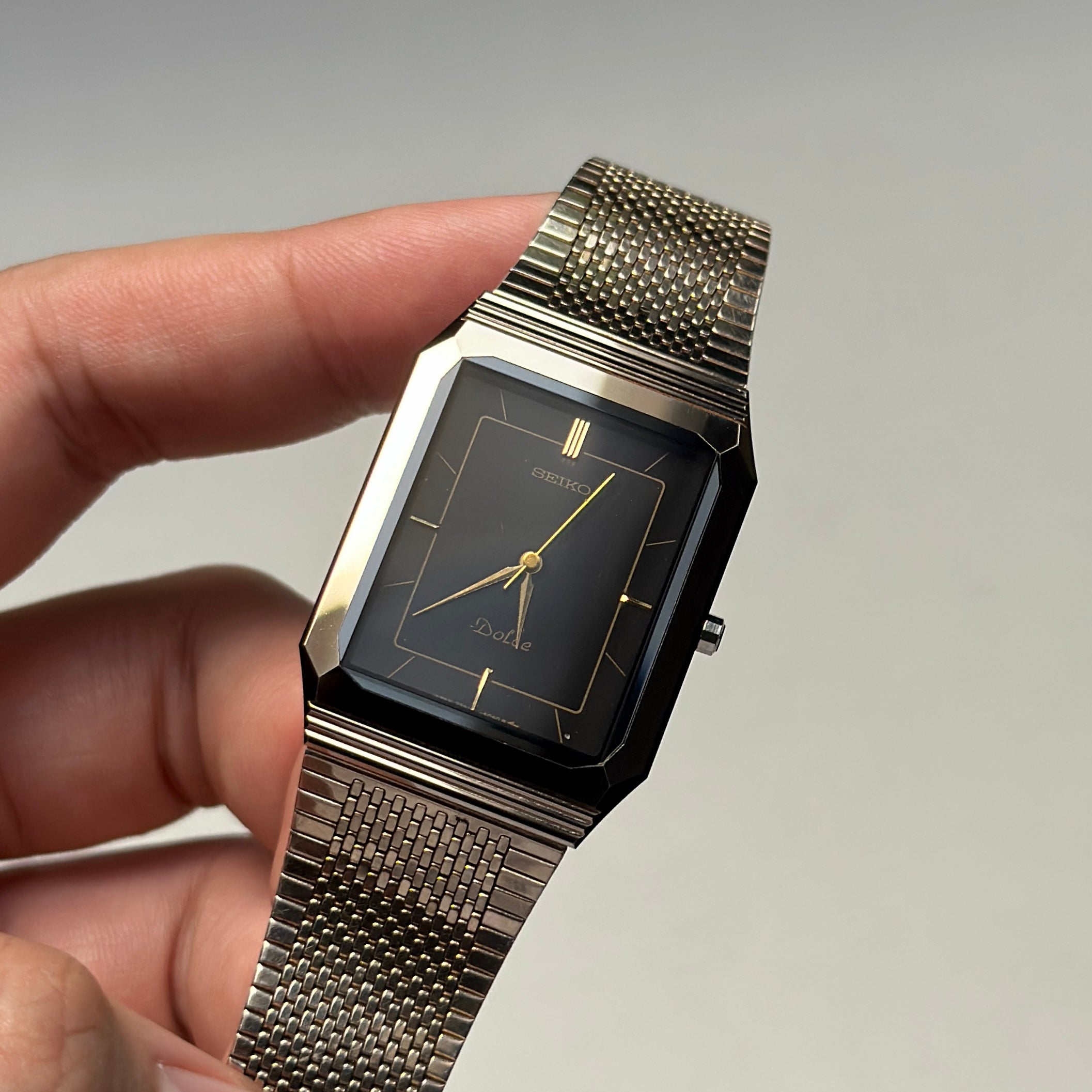 1987 Seiko Dolce Tungsten Carbide 7741-5080