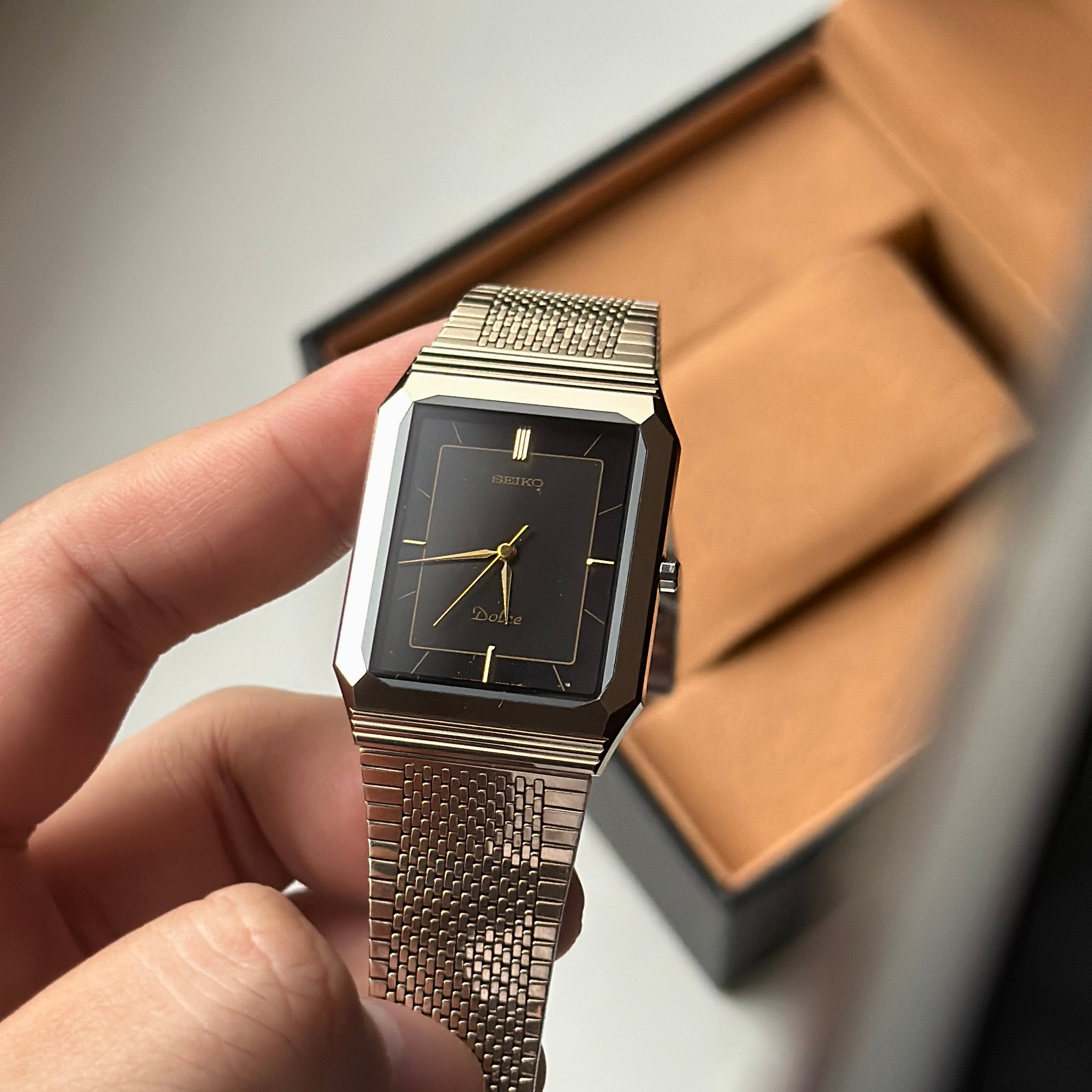 1987 Seiko Dolce Tungsten Carbide 7741-5080