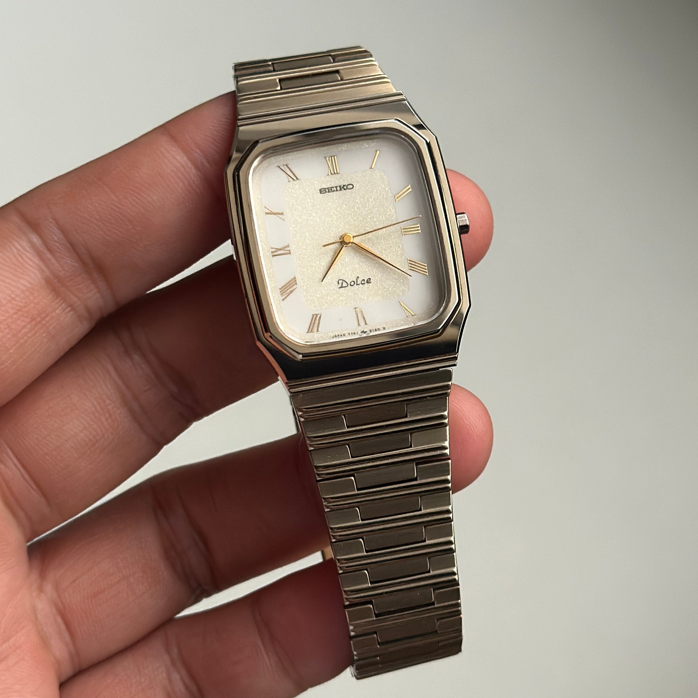 1987 Seiko Dolce Tungsten Carbide 7741-5130