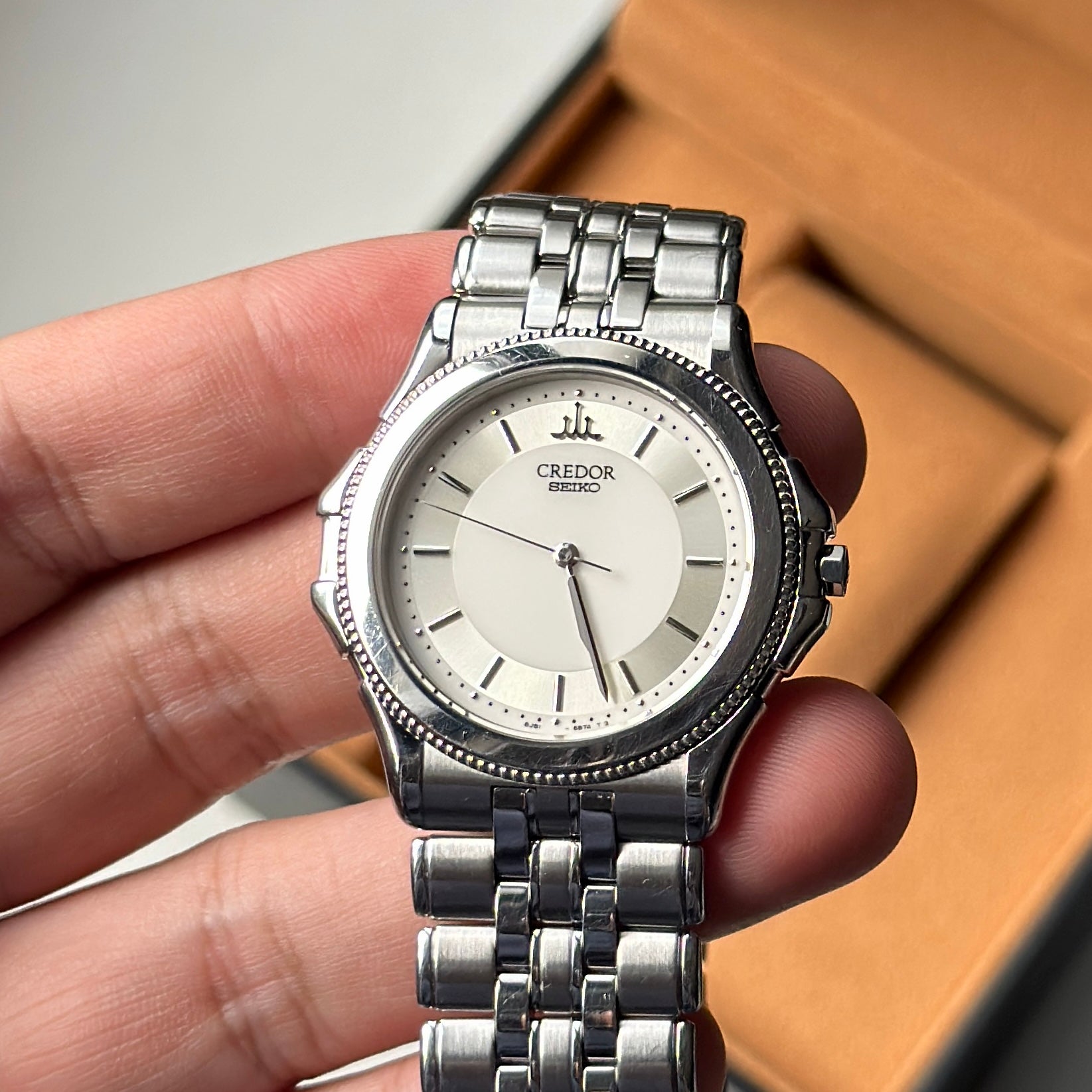 1994 Seiko Credor Pacifique 18KT WG 8J81-6B70