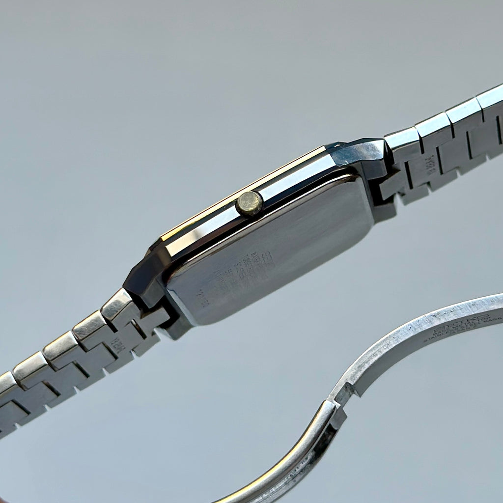 1987 Seiko Dolce Tungsten Carbide Two-tone 5E31-5B00