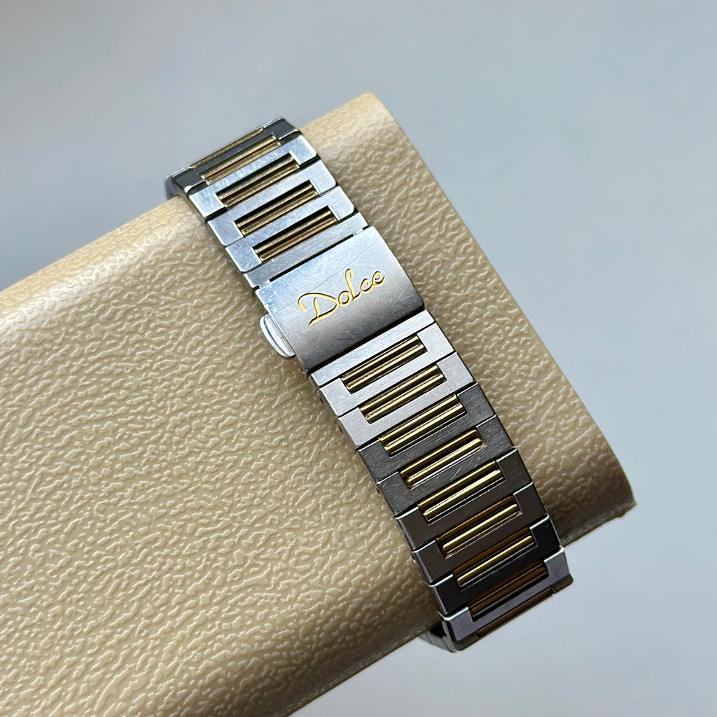 1987 Seiko Dolce Tungsten Carbide Two-tone 5E31-5B00