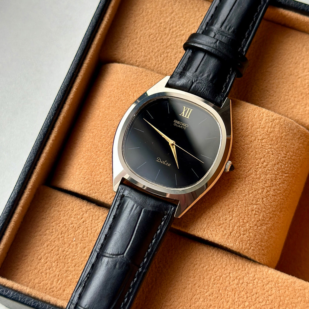 1981 Seiko Dolce NSAG Onyx Dial