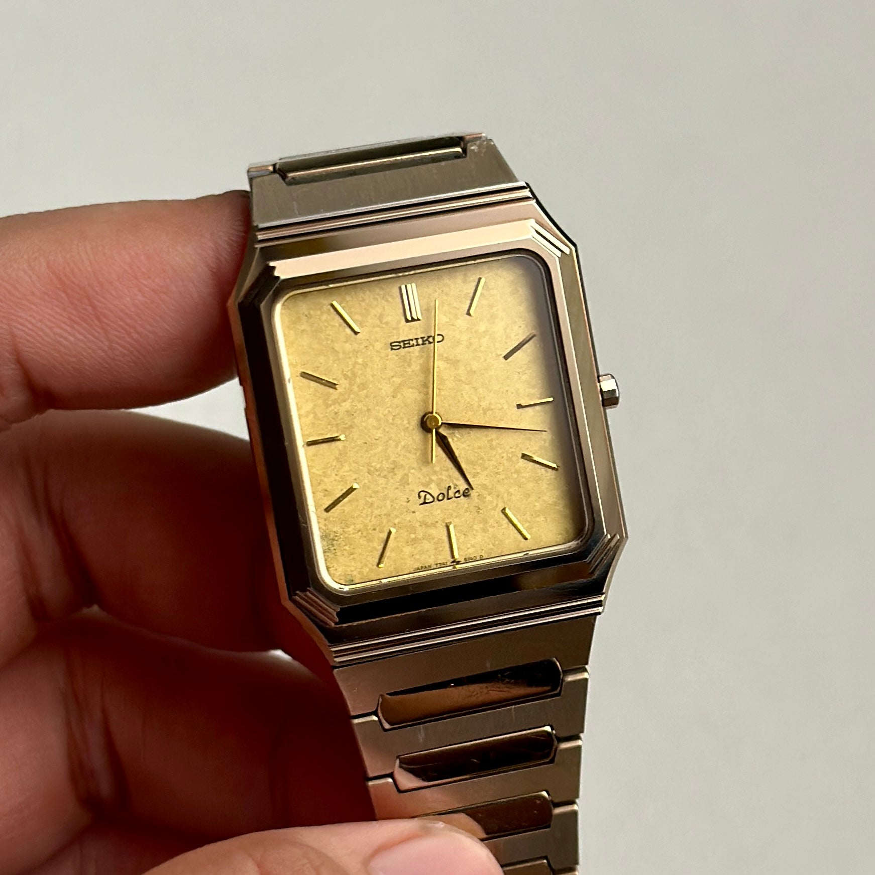 1987 Seiko Dolce Tungsten Carbide