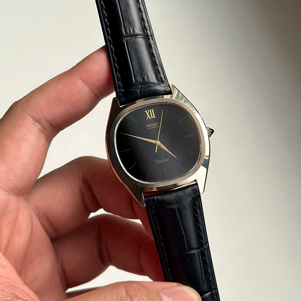 1981 Seiko Dolce NSAG Onyx Dial