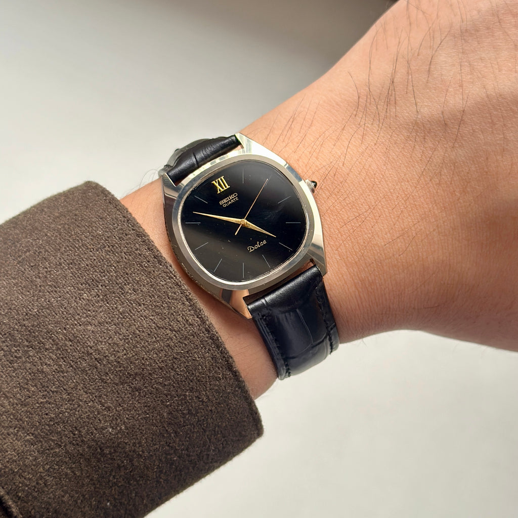 1981 Seiko Dolce NSAG Onyx Dial