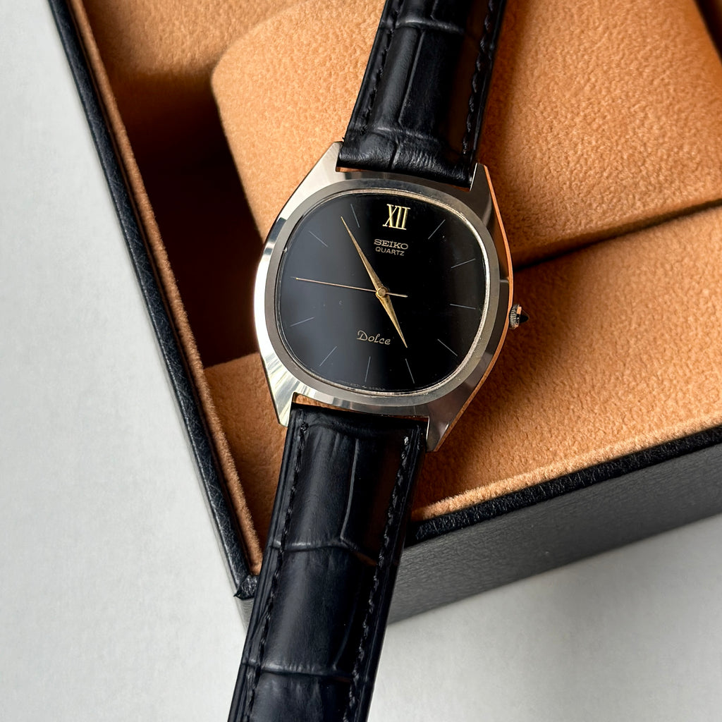 1981 Seiko Dolce NSAG Onyx Dial