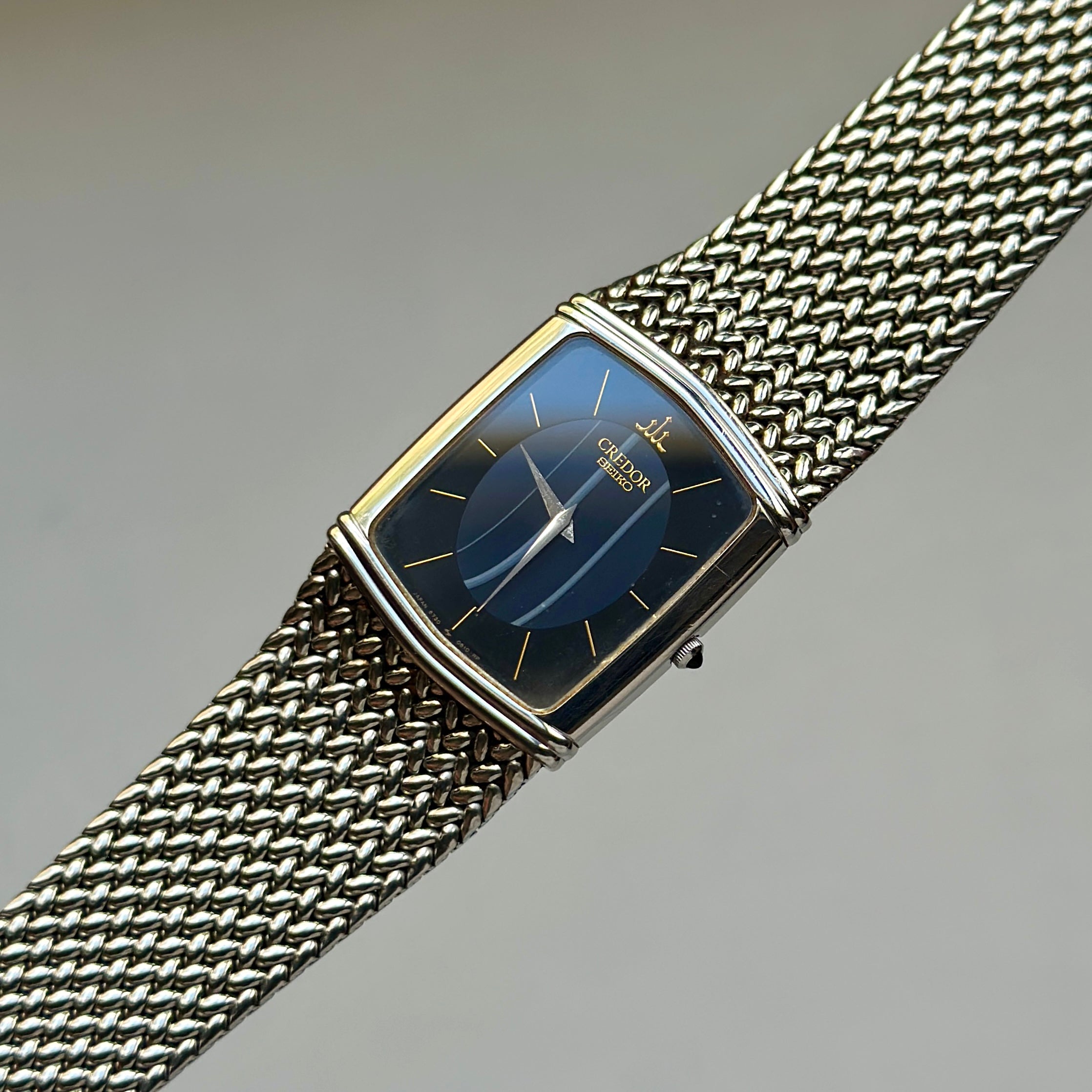 1994 Seiko Credor Blue Agate Dial 6730-5330