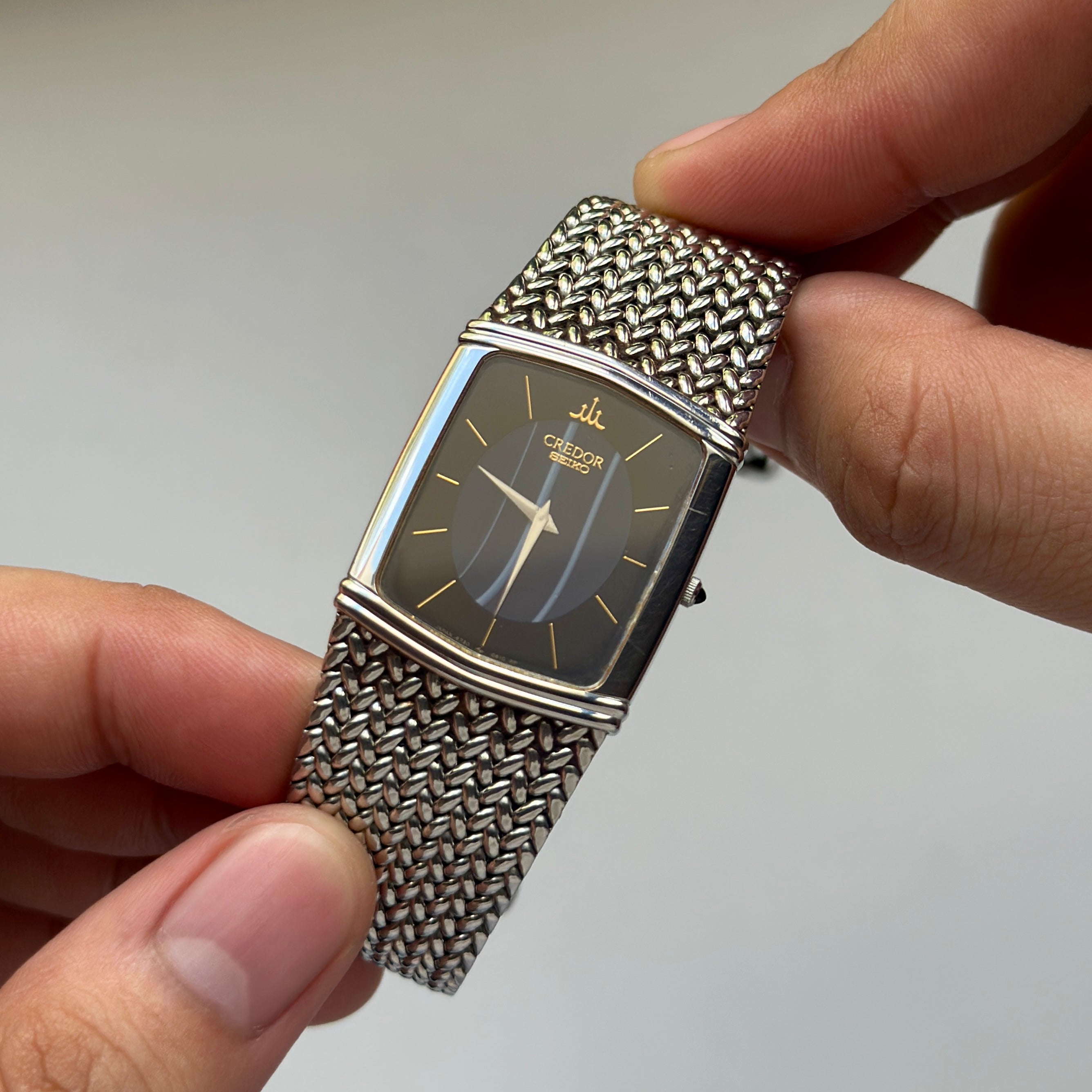 1994 Seiko Credor Blue Agate Dial 6730-5330