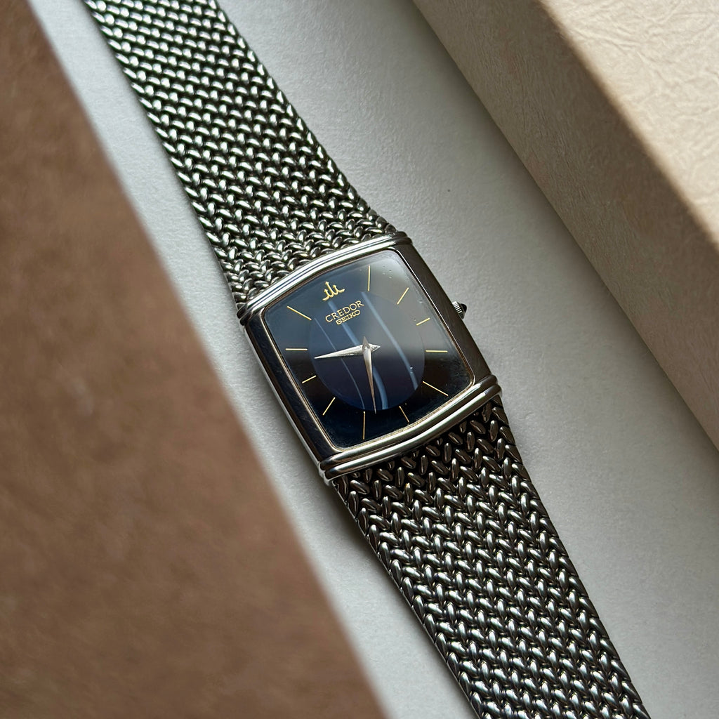 1994 Seiko Credor Blue Agate Dial 6730-5330
