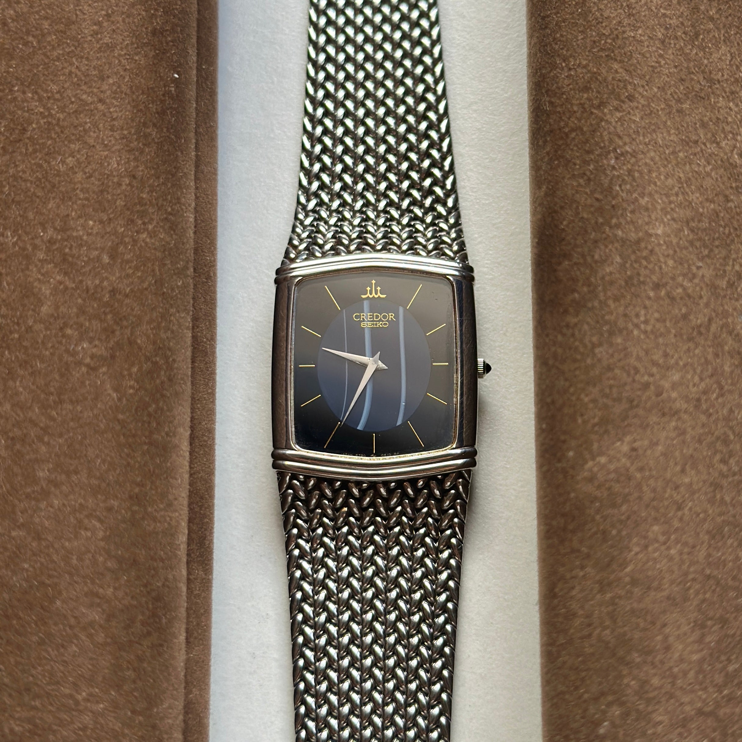 1994 Seiko Credor Blue Agate Dial 6730-5330