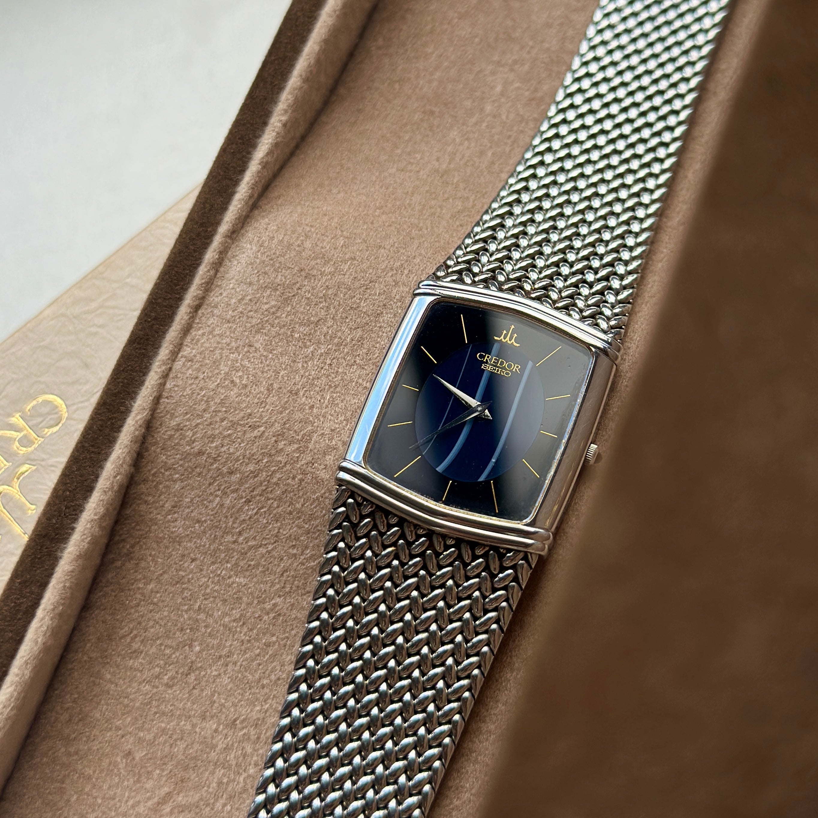 1994 Seiko Credor Blue Agate Dial 6730-5330