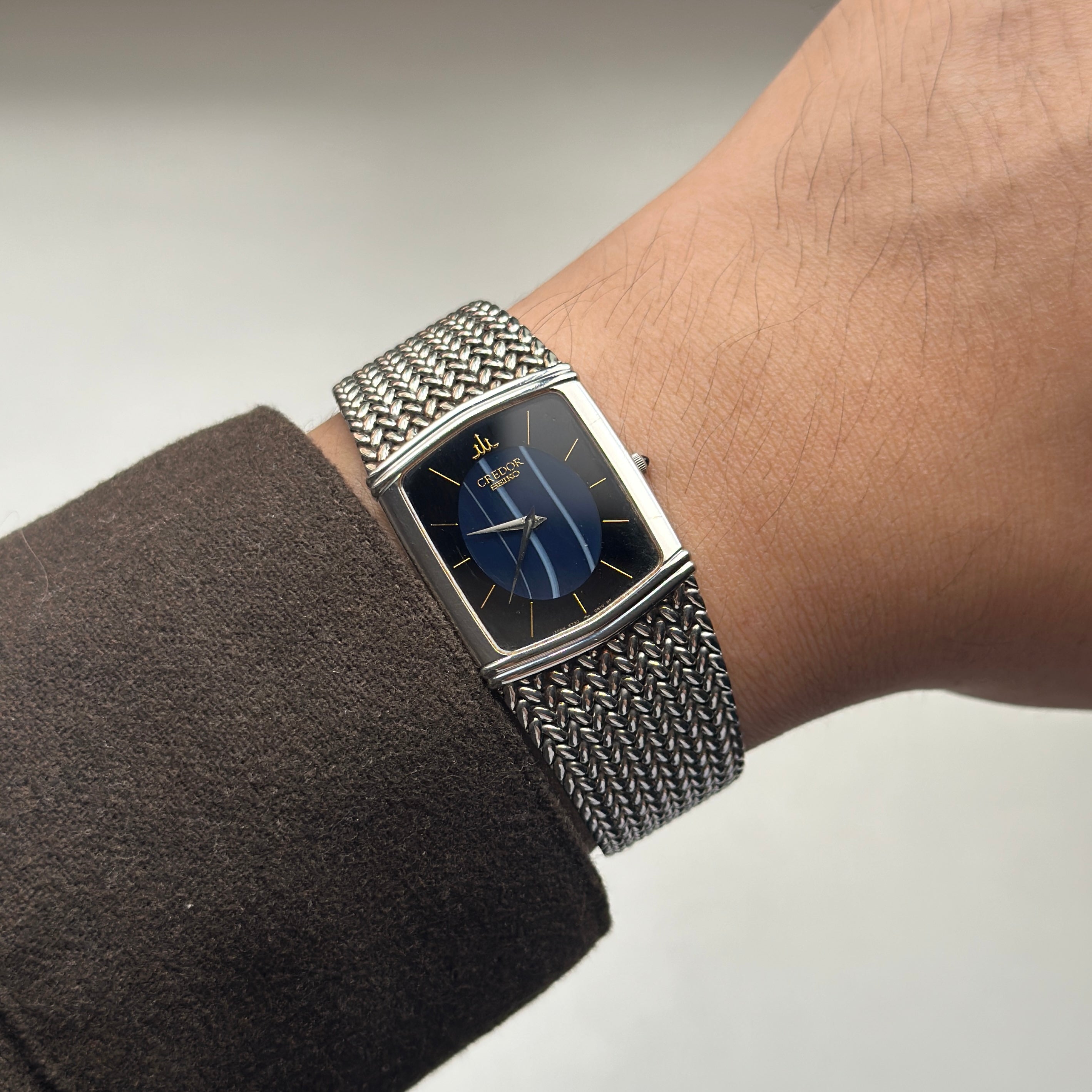 1994 Seiko Credor Blue Agate Dial 6730-5330