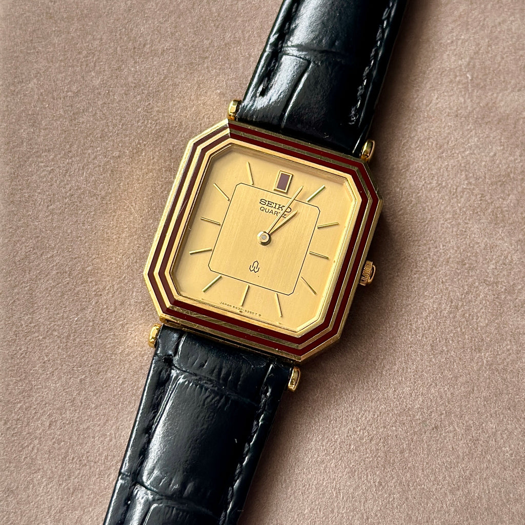 1982 Rare Seiko Chariot Burgundy 6430-5130