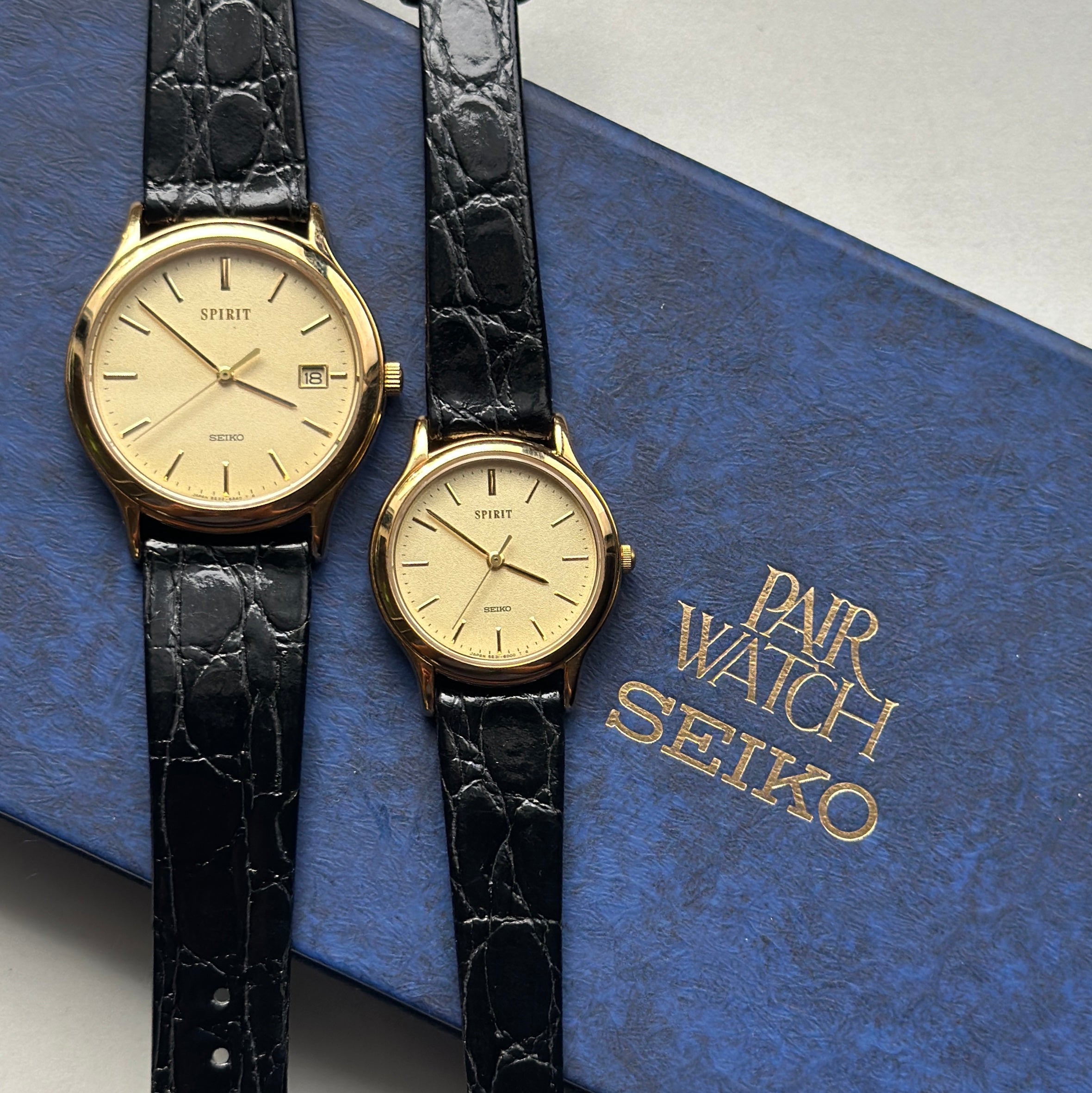 1999 Seiko Spirit Pair 5E32-6A30 / 5E31-6C80