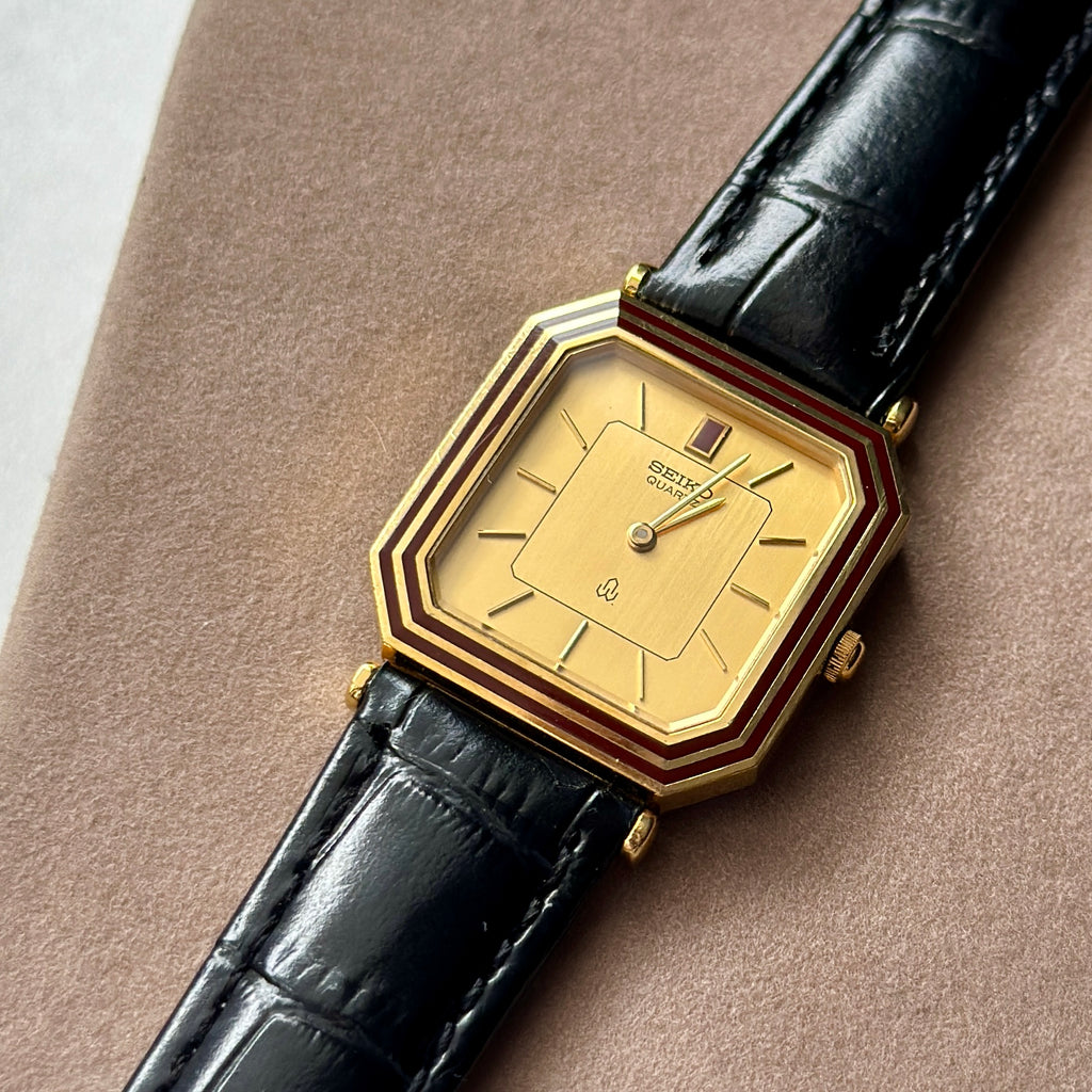 1982 Rare Seiko Chariot Burgundy 6430-5130