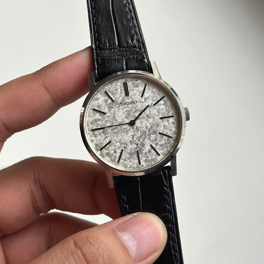 1975 Seiko Chariot Koyuki textured dial 2220-0430
