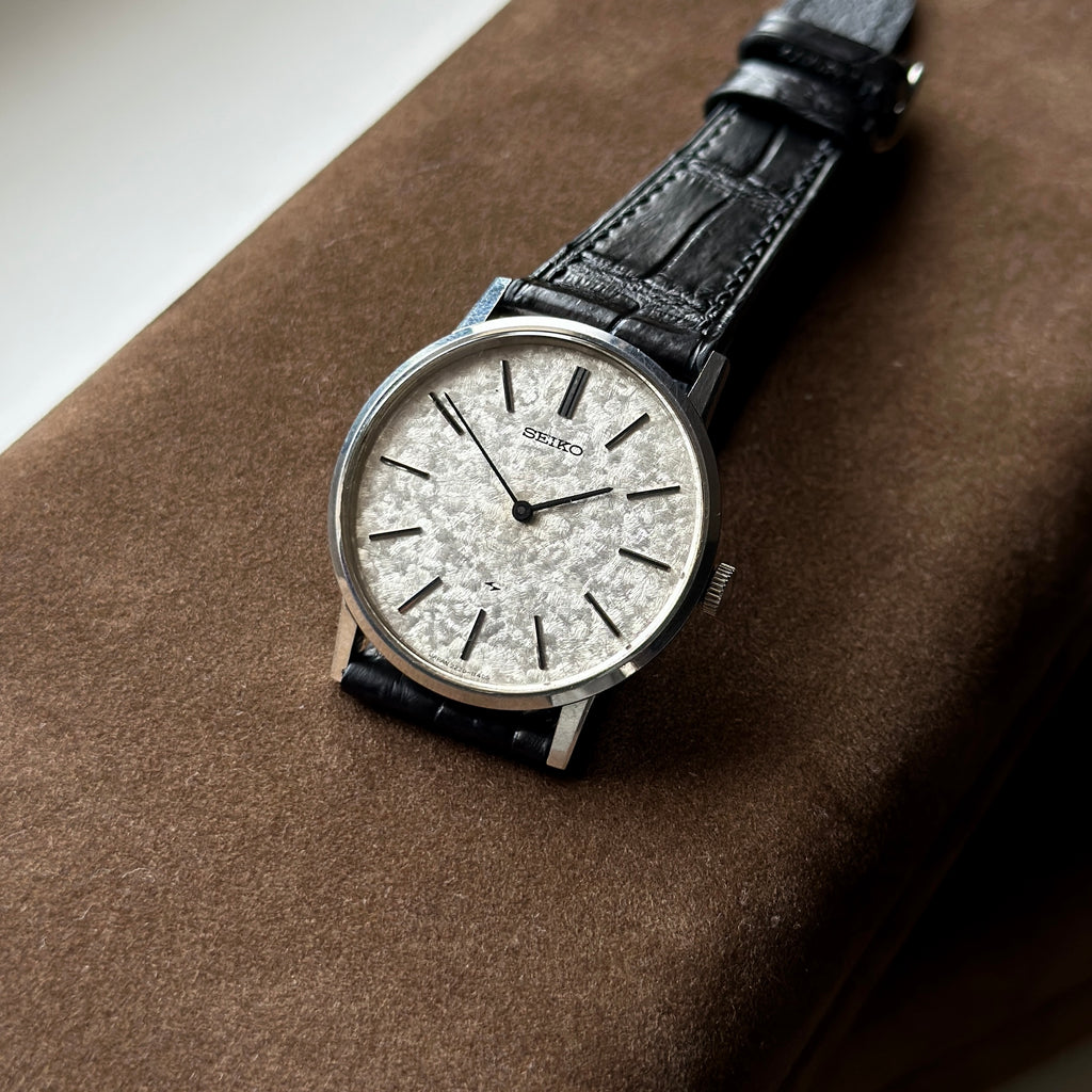 1975 Seiko Chariot Koyuki textured dial 2220-0430