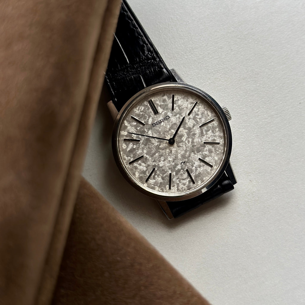 1975 Seiko Chariot Koyuki textured dial 2220-0430