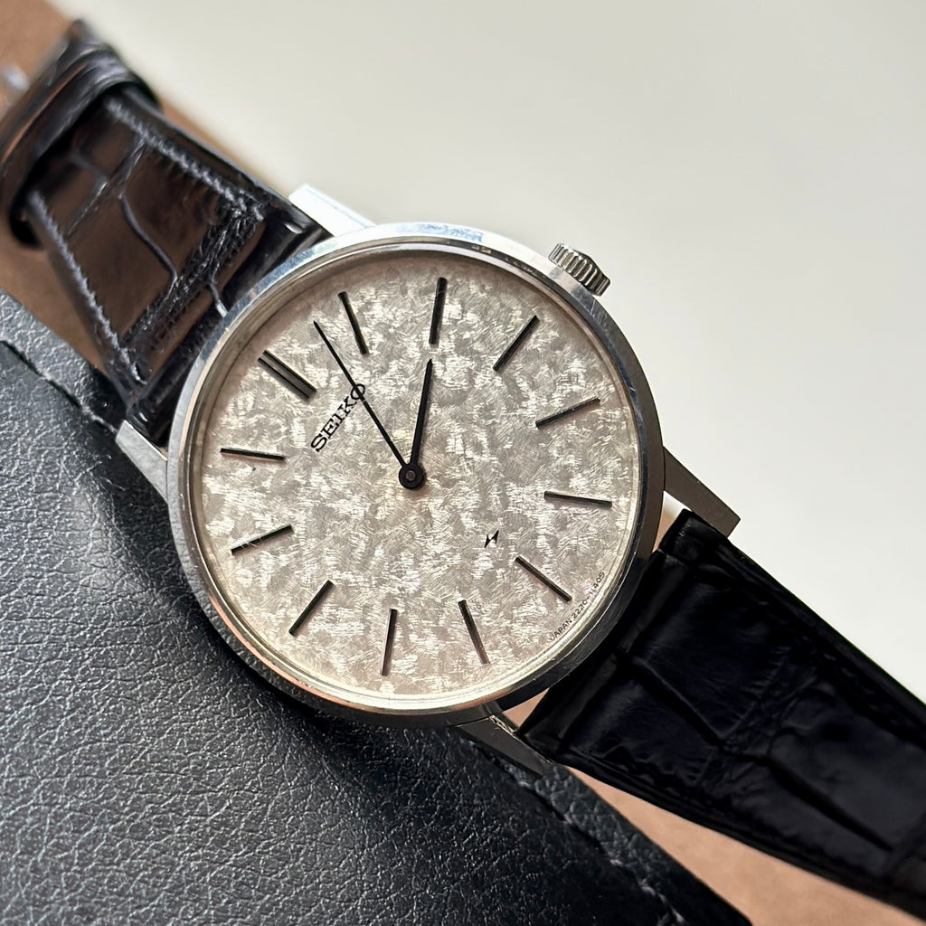 1975 Seiko Chariot Koyuki textured dial 2220-0430