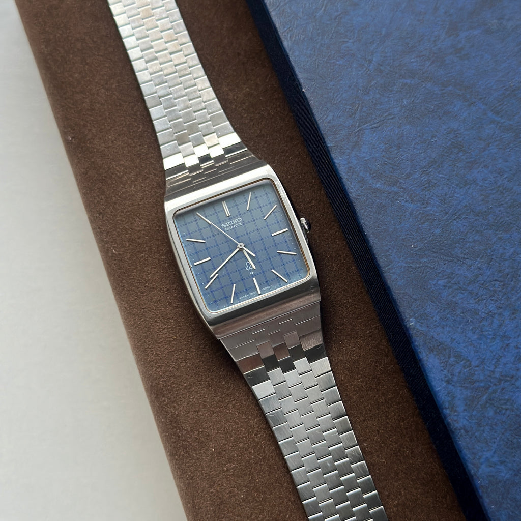 1978 Seiko Blue Checkered Dial 7830-5050