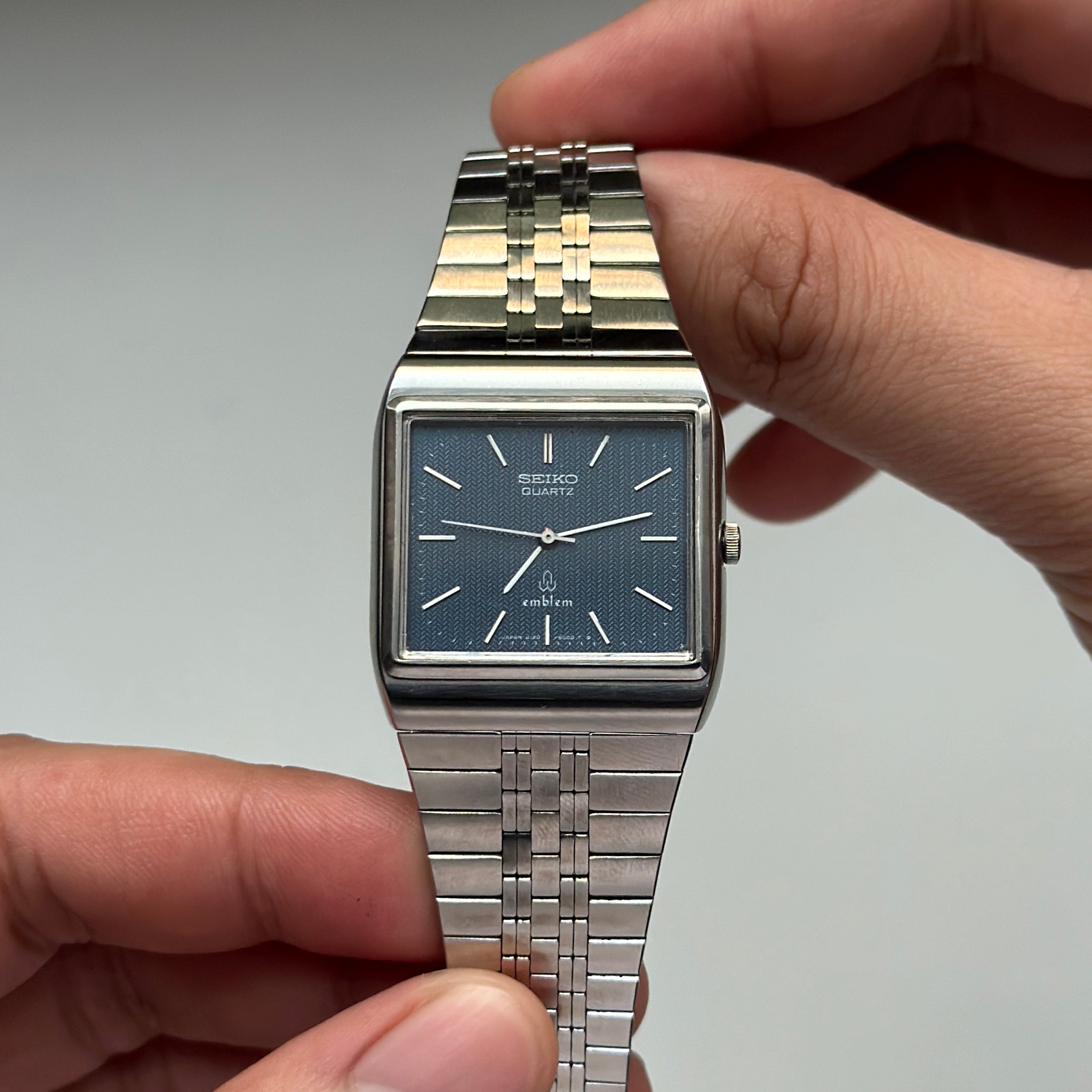 1976 Seiko Emblem Blue 4120-5020