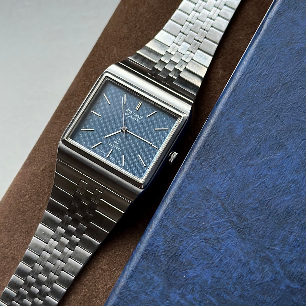 1976 Seiko Emblem Blue 4120-5020