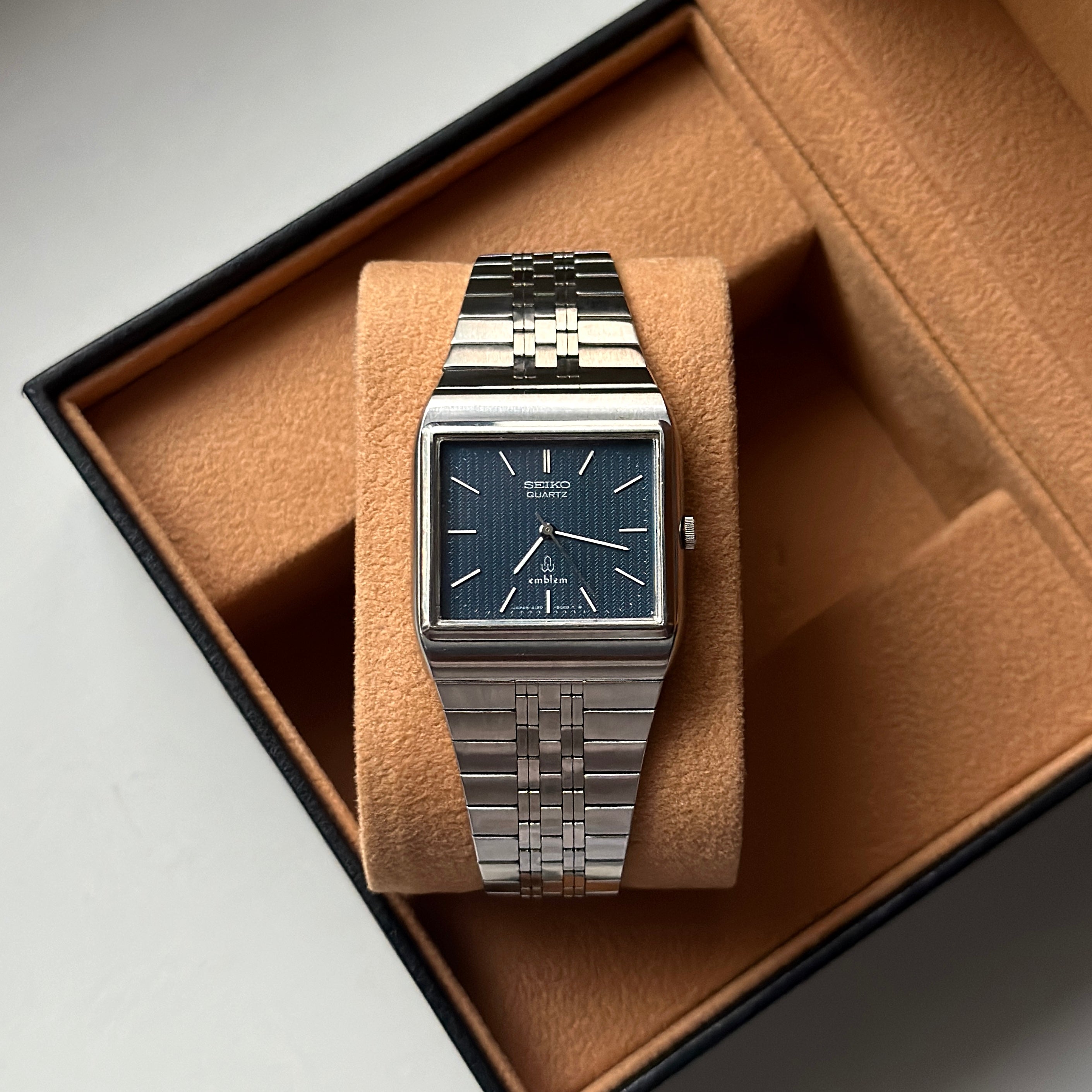 1976 Seiko Emblem Blue 4120-5020