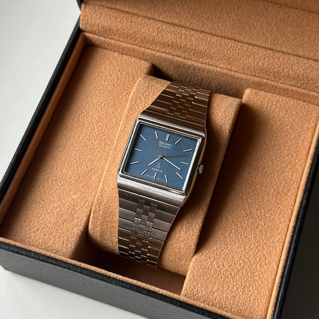 1976 Seiko Emblem Blue 4120-5020