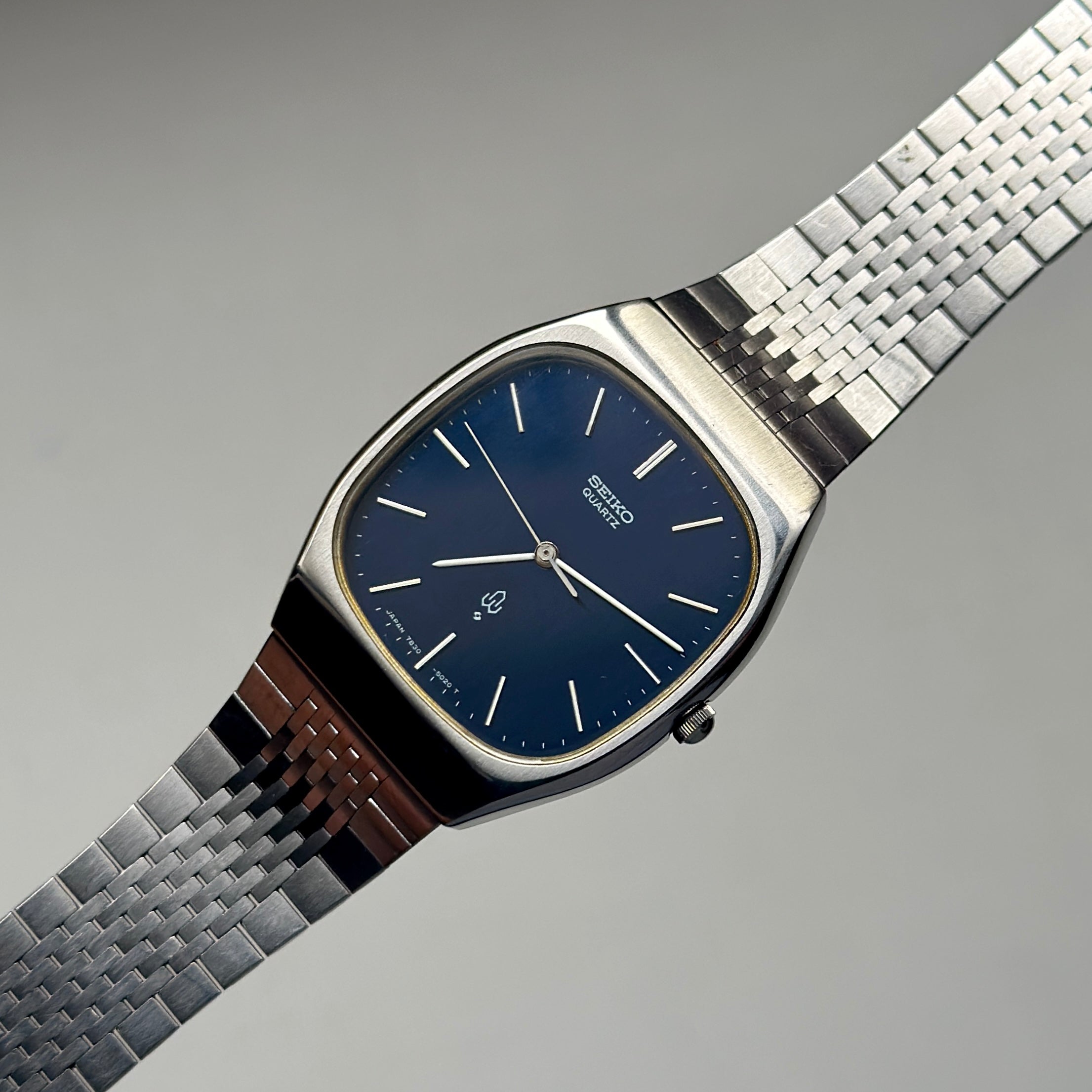 1978 Seiko Blue Cushion Case 7830-5020