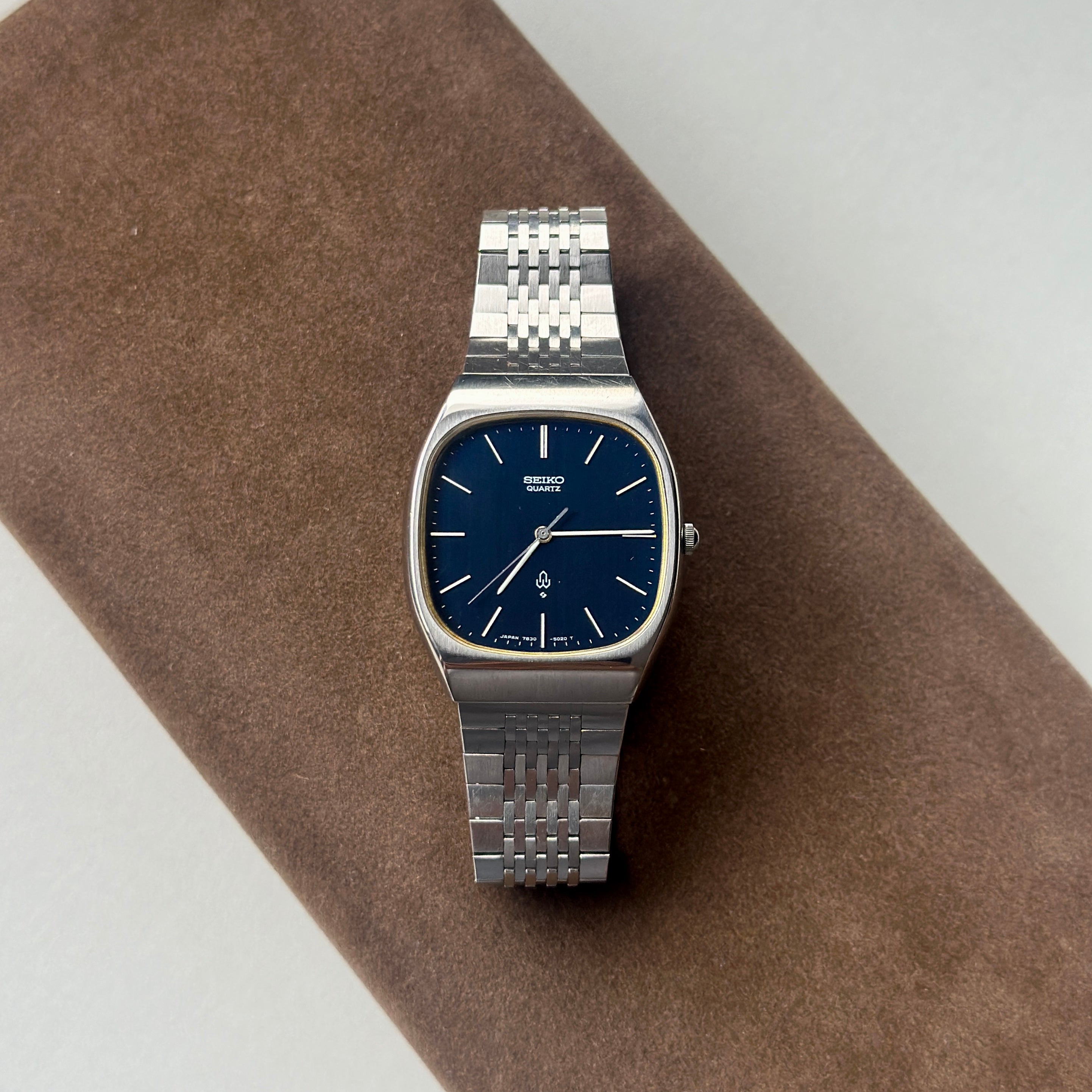 1978 Seiko Blue Cushion Case 7830-5020