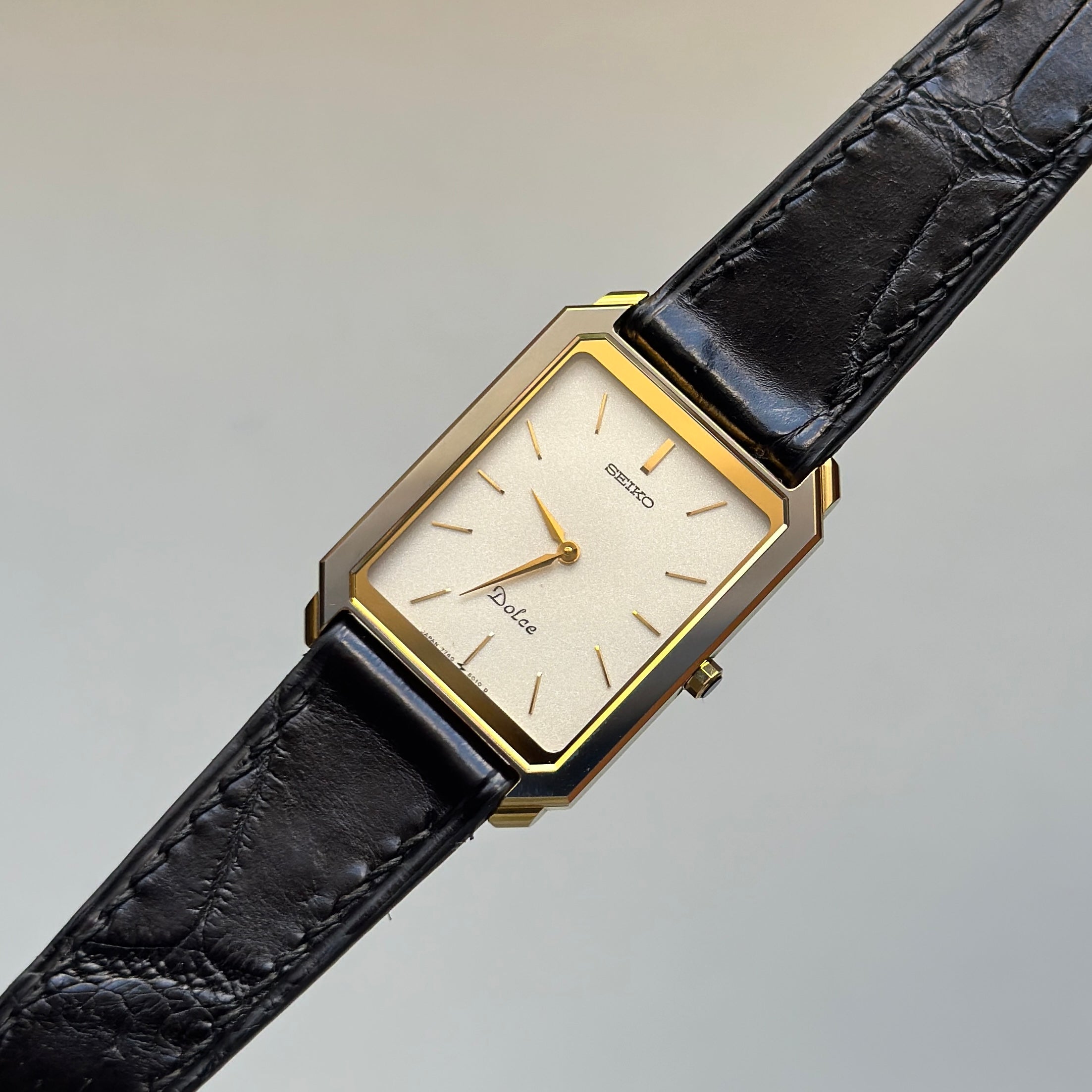 1986 Seiko Dolce Tank Tungsten 7740-5010