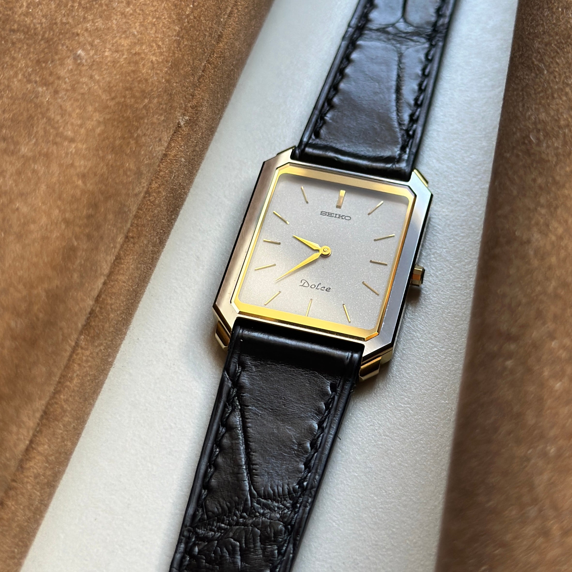 1986 Seiko Dolce Tank Tungsten 7740-5010