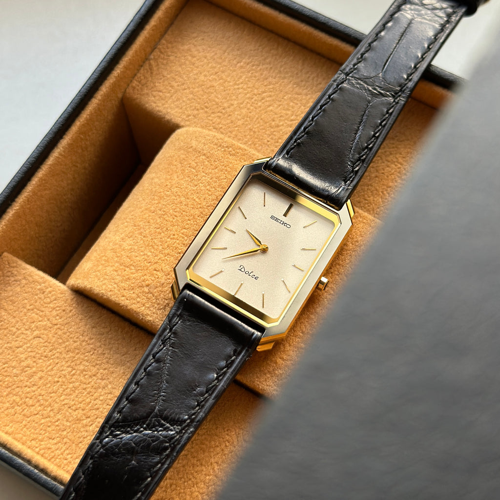 1986 Seiko Dolce Tank Tungsten 7740-5010